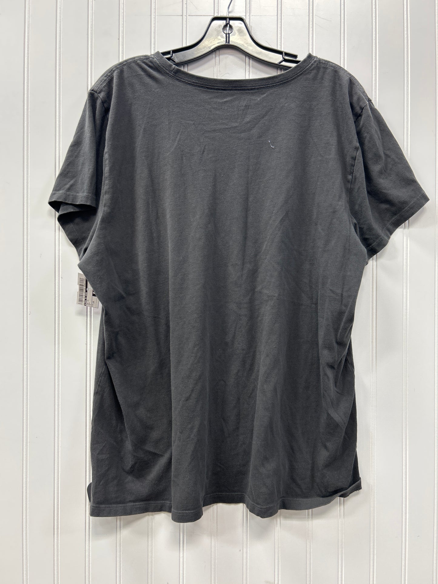 Top Ss By Life Is Good In Grey, Size:1X