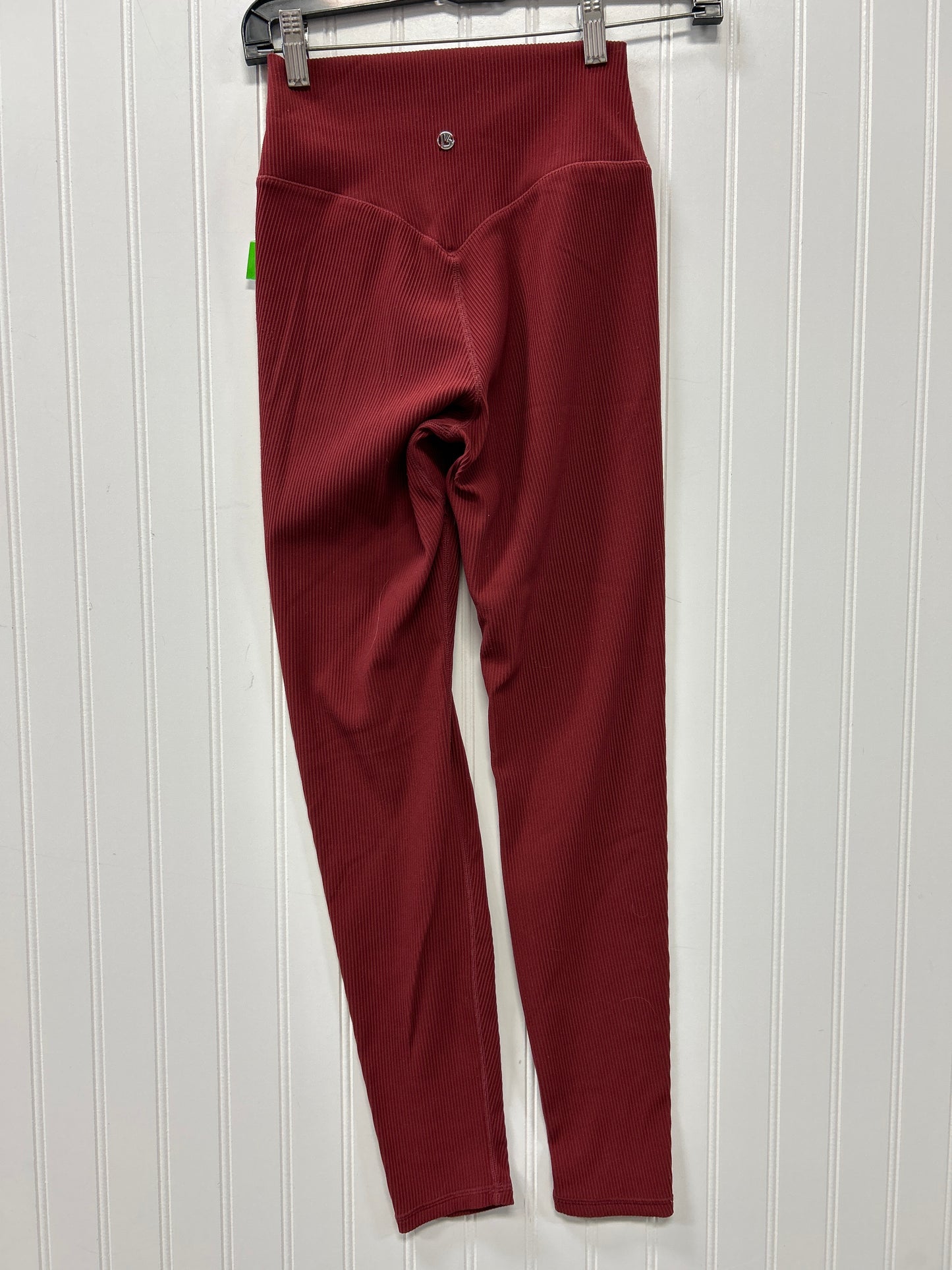 Athletic Leggings By Buffbunny In Red, Size:M
