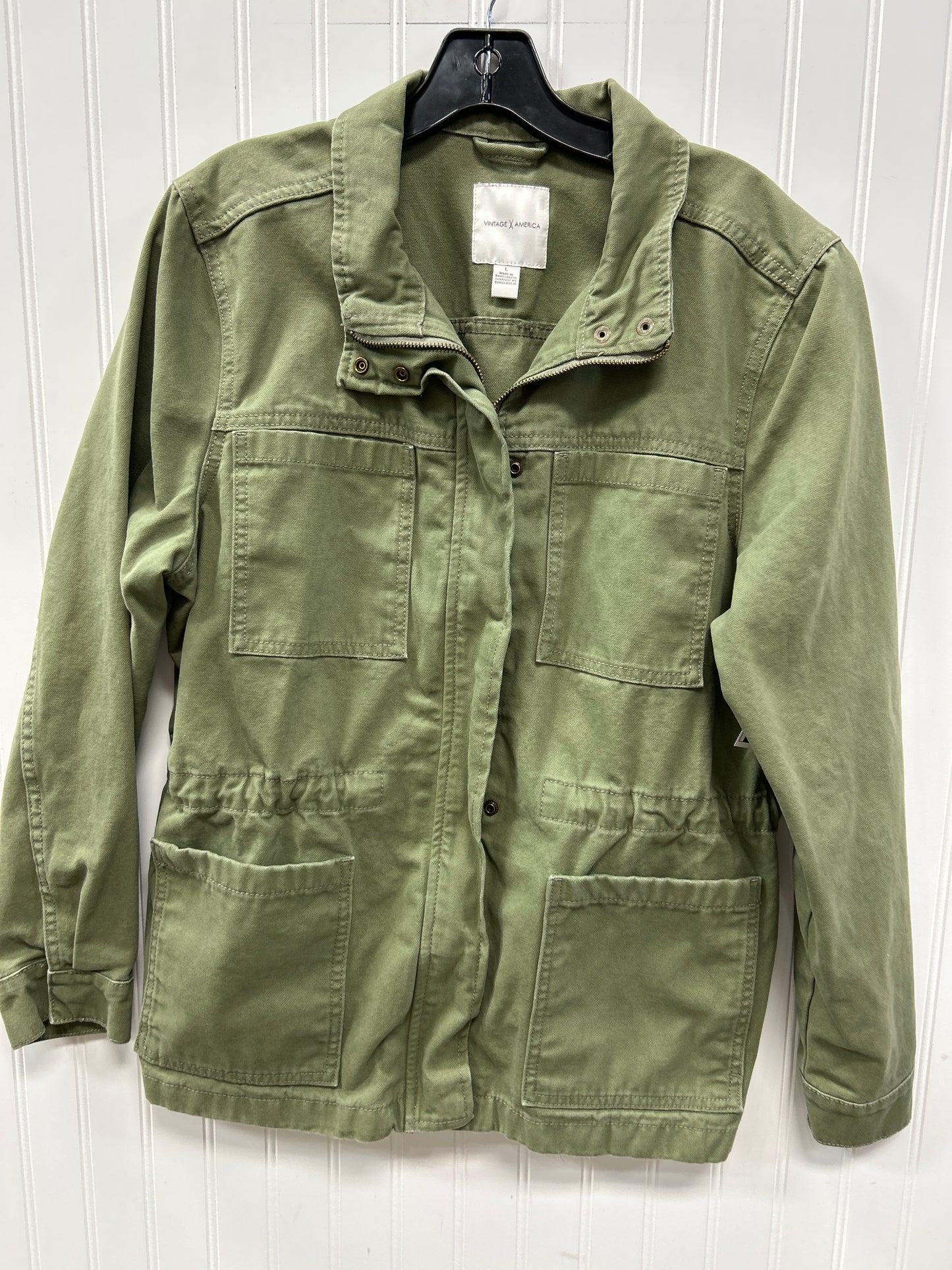 Jacket Other By Vintage America In Green, Size:L