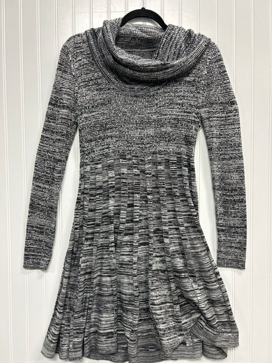 Dress Casual Midi By Calvin Klein In Black, Size:M