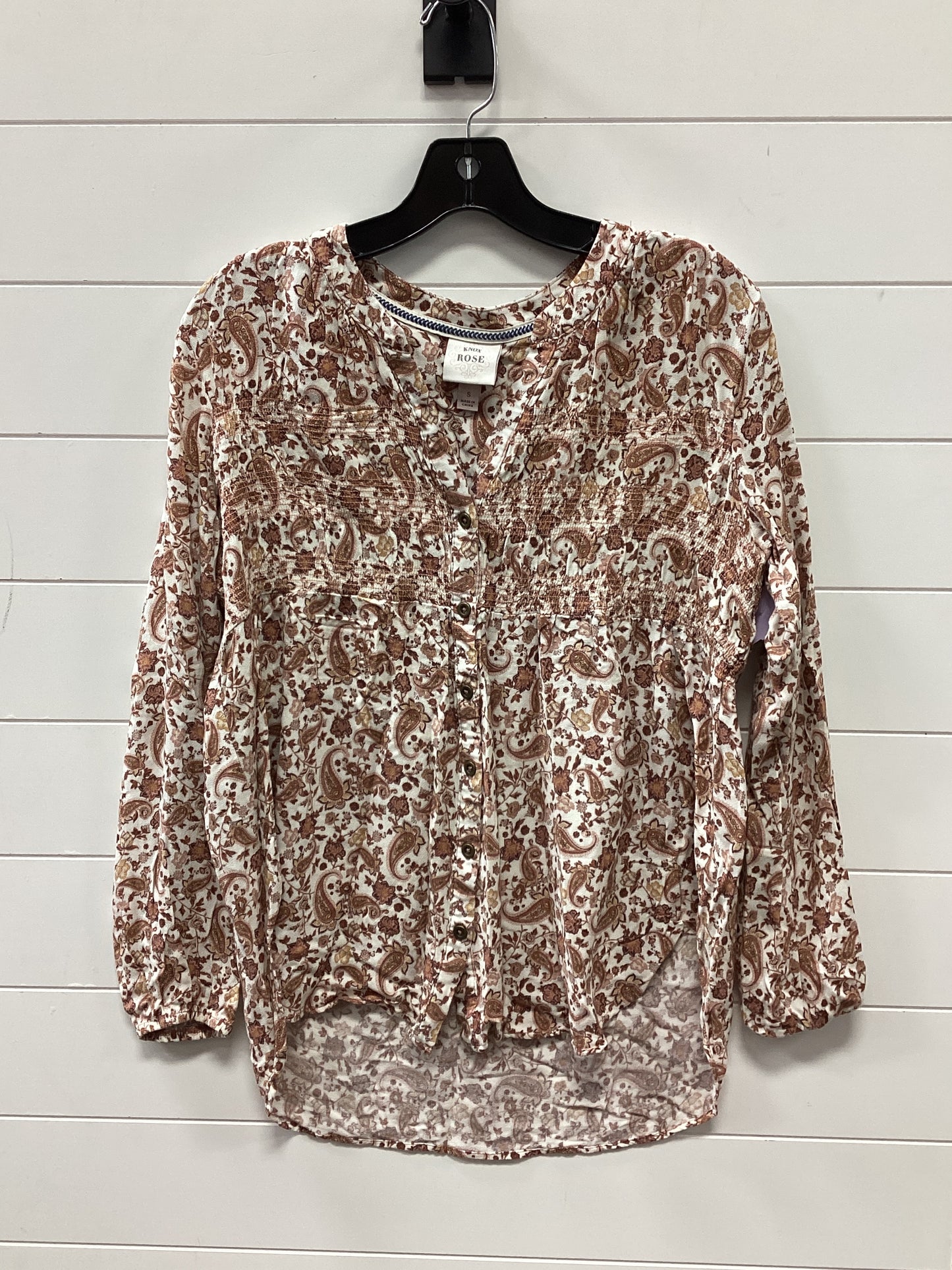 Top Ls By Knox Rose In Brown, Size:S