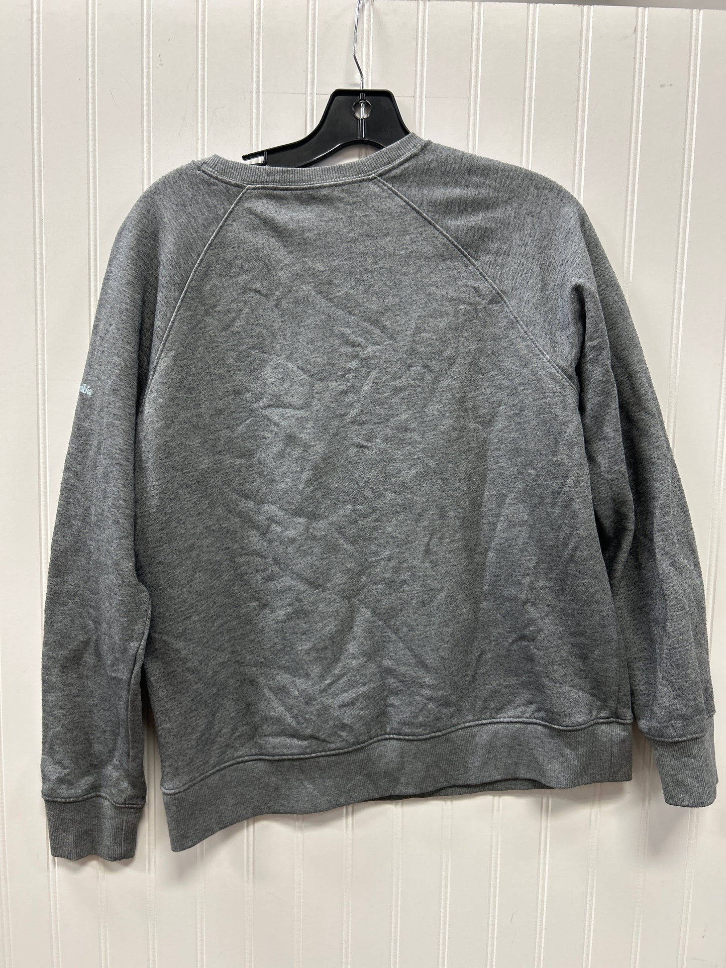 Athletic Top Ls Crewneck By Columbia In Grey, Size:M
