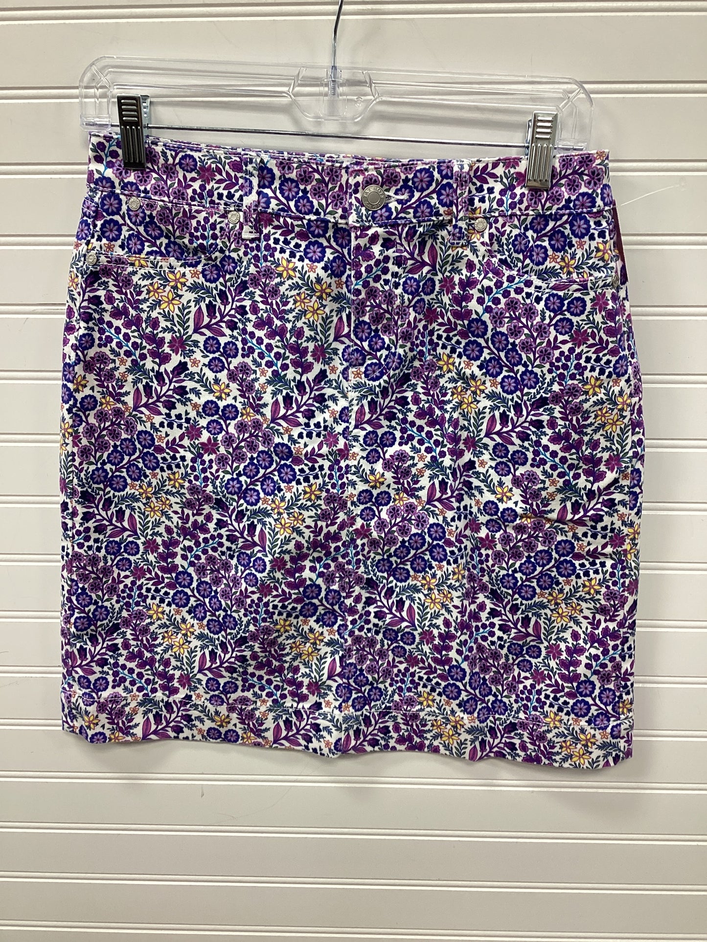 Skirt Midi By Talbots In Purple, Size:2
