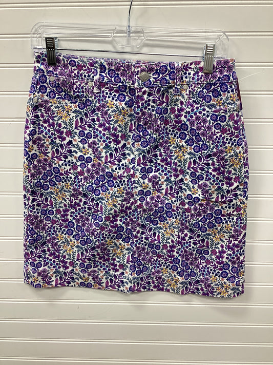 Skirt Midi By Talbots In Purple, Size:2