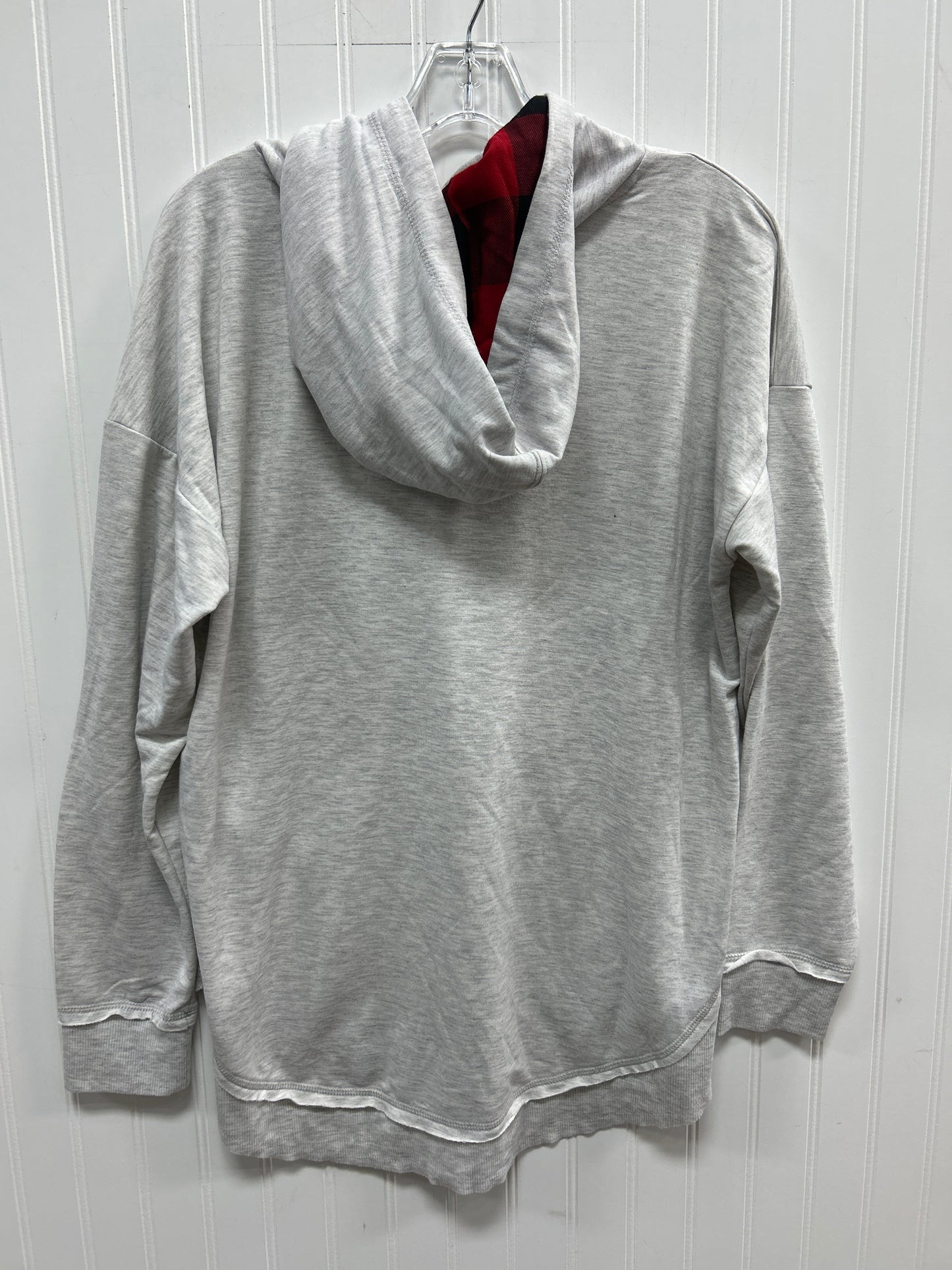 Sweatshirt Hoodie By Maurices In Grey, Size:L