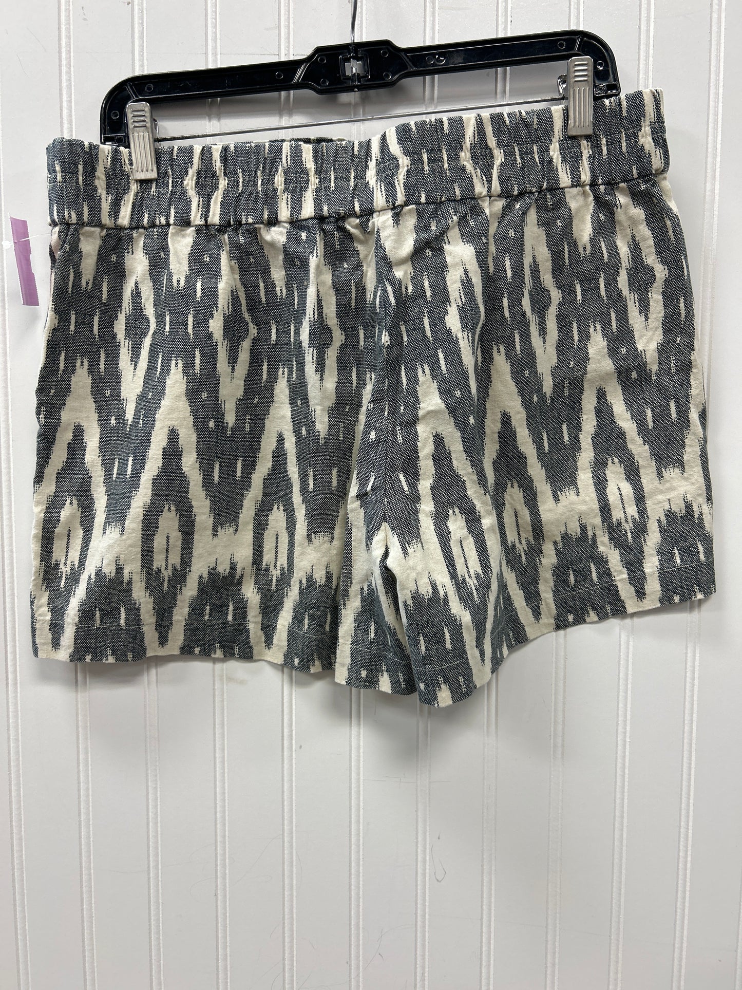 Shorts By J. Crew In Cream & Grey, Size:10