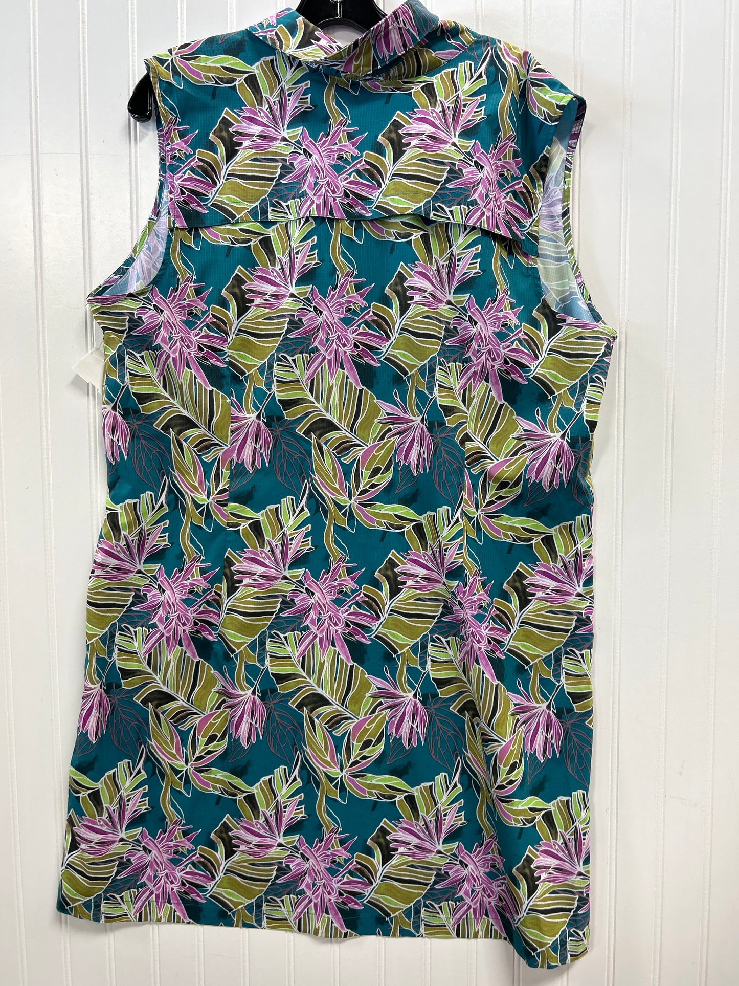 Dress Casual Midi By Reel Legends In Teal, Size:Xl