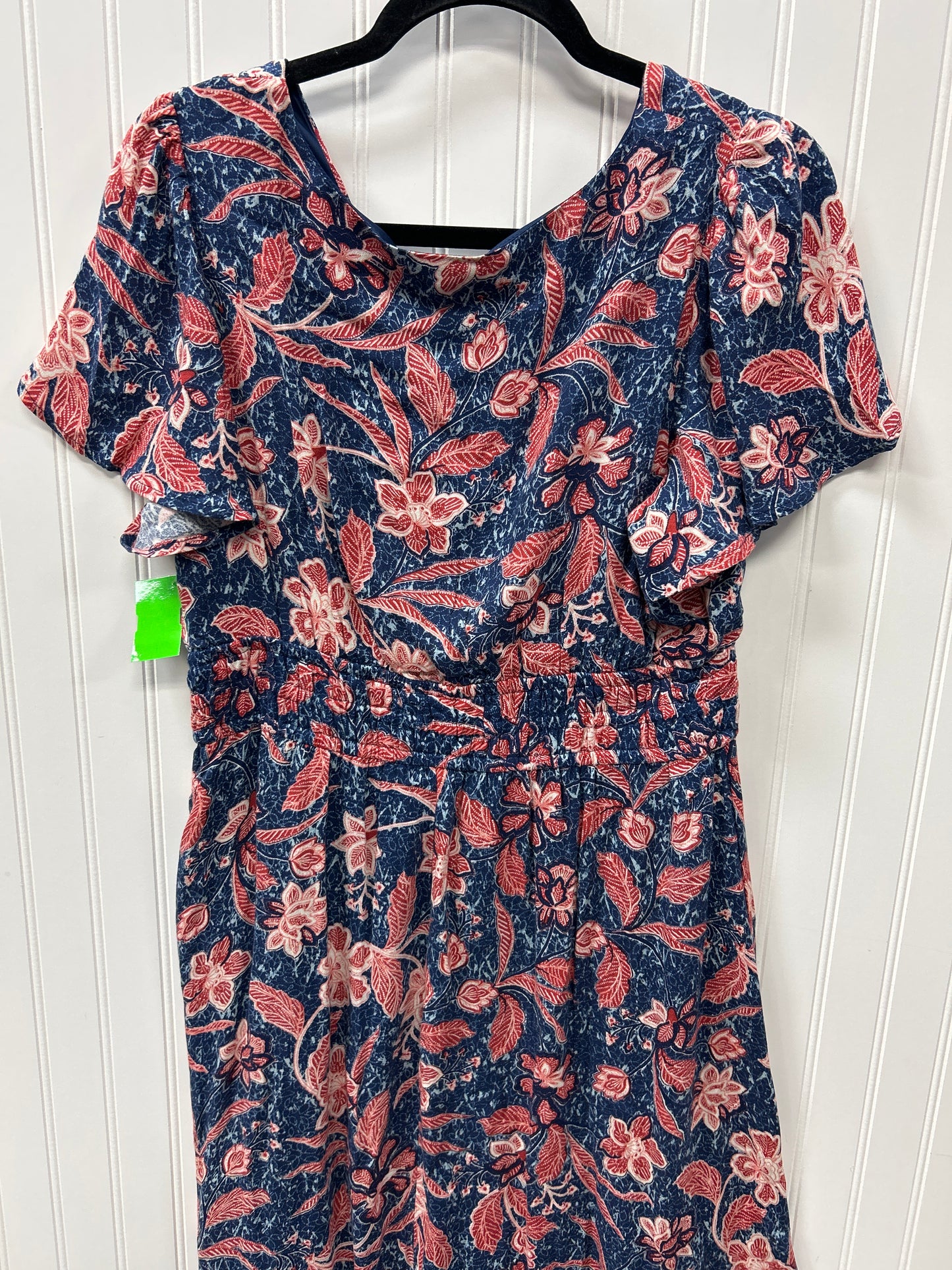 Dress Casual Maxi By Maurices In Blue & Orange, Size:L