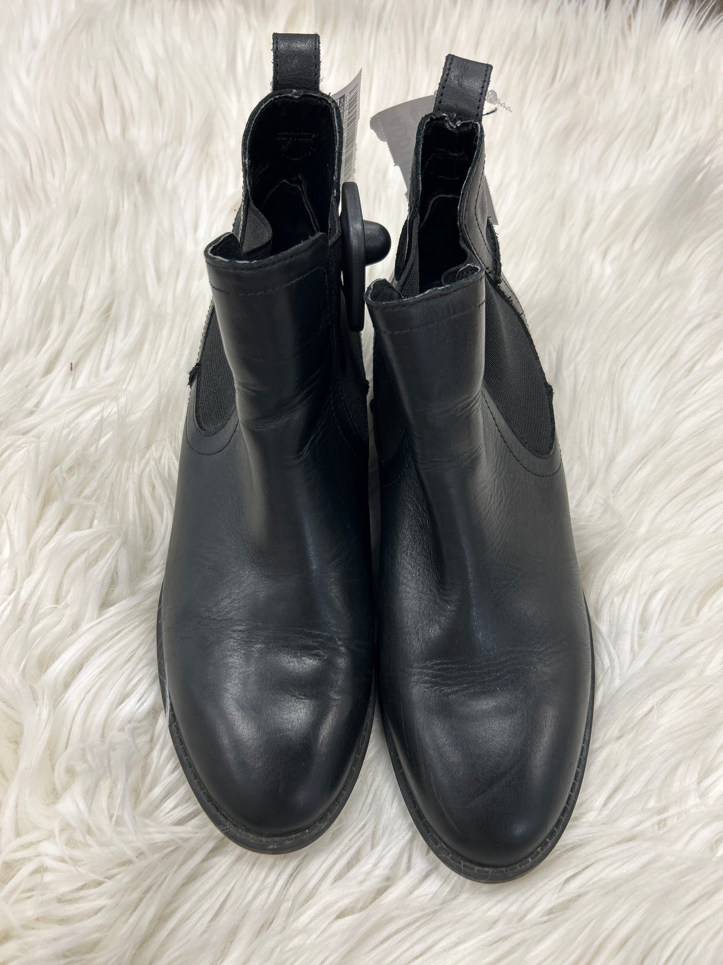 Boots Ankle Flats By Steve Madden In Black, Size:7