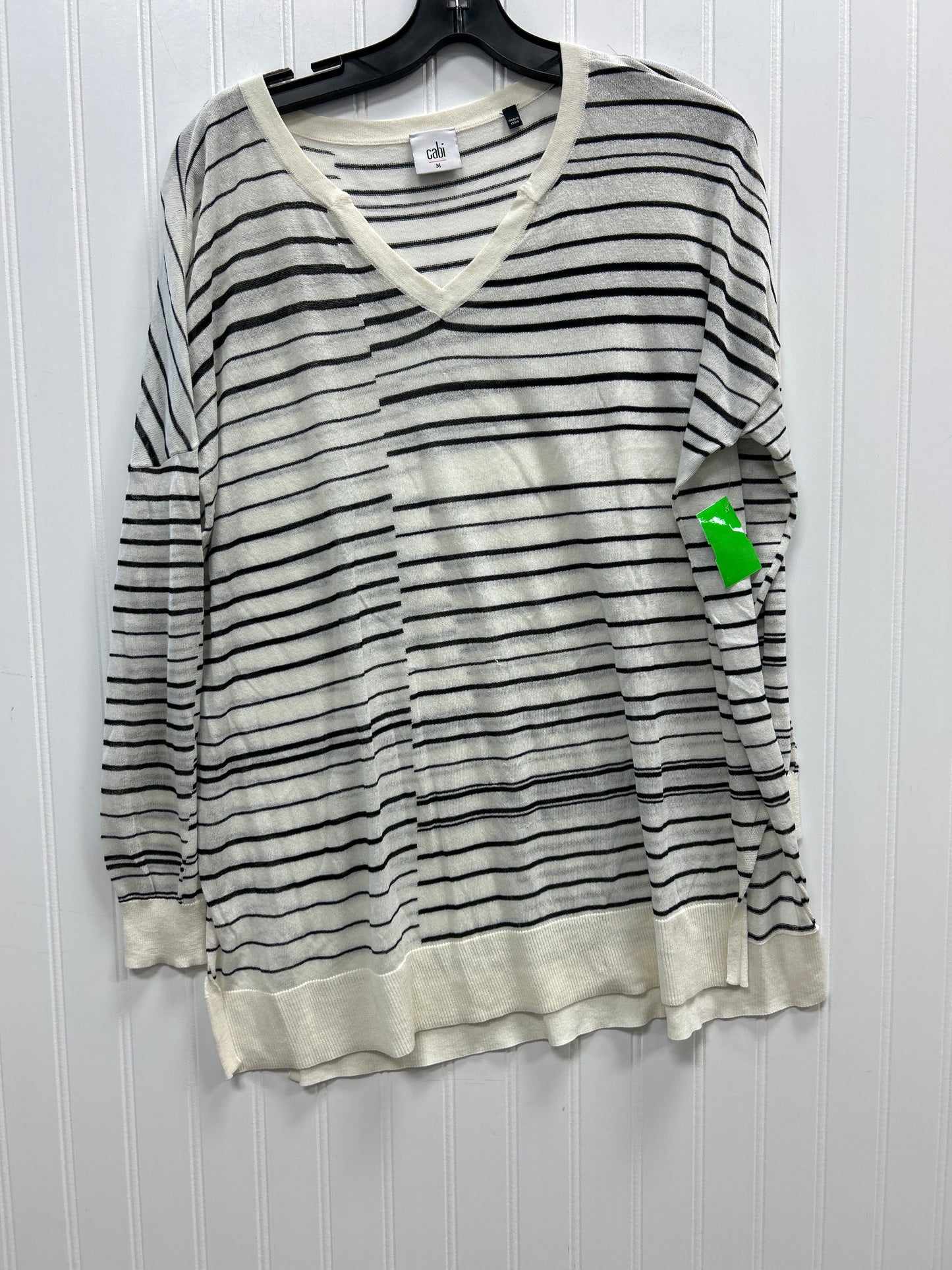 Top Ls By Cabi In Black & Yellow, Size:M