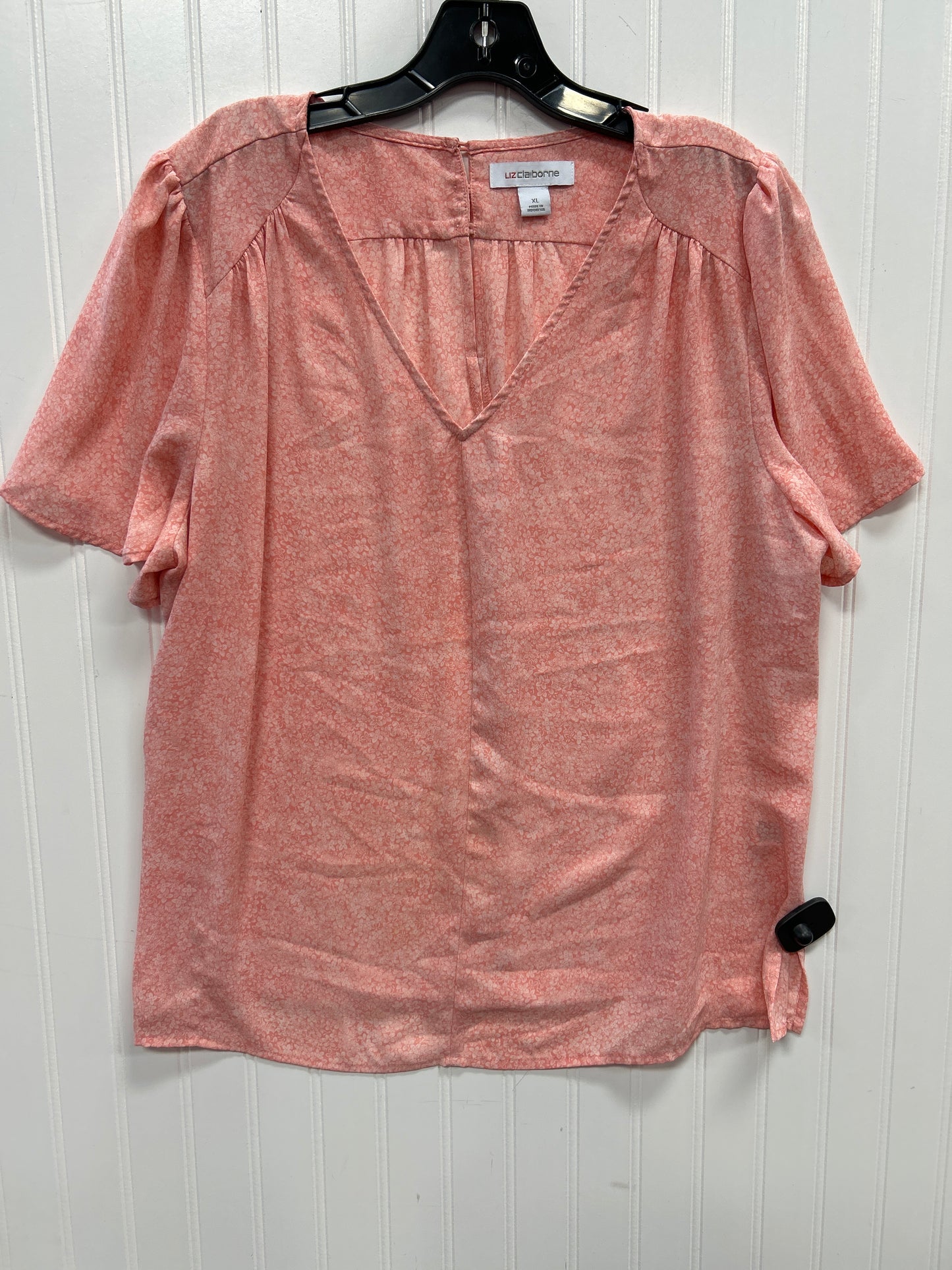 Top Ss By Liz Claiborne In Pink, Size:Xl