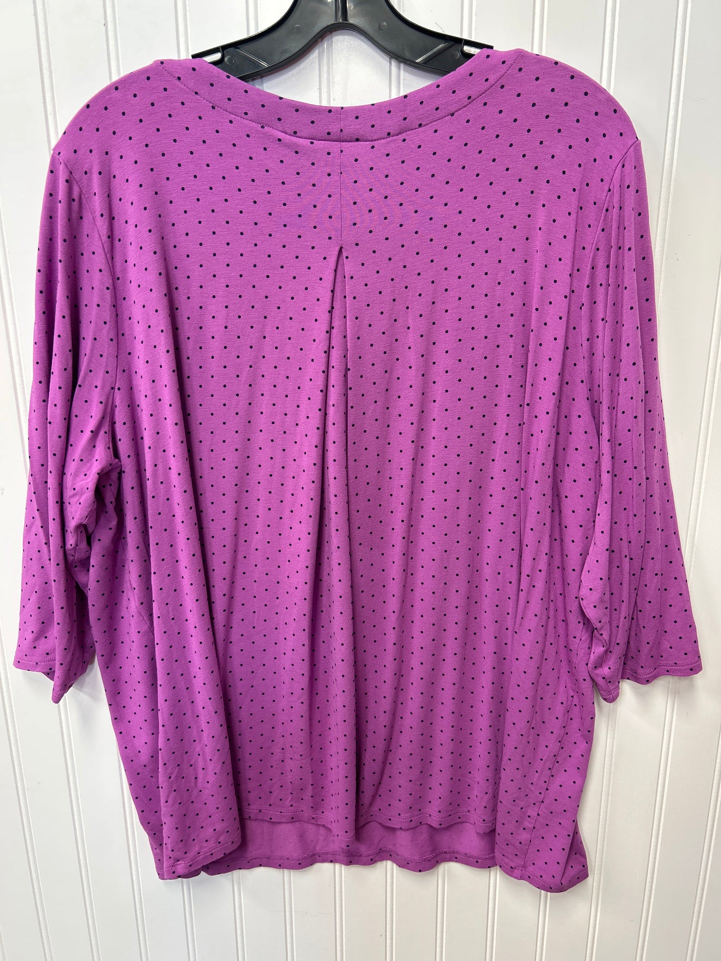 Top Ls By J. Jill In Purple, Size:2X