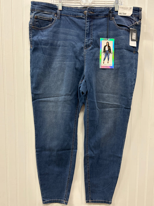 Jeans Skinny By Celebrity Pink In Blue Denim, Size:24 NWT