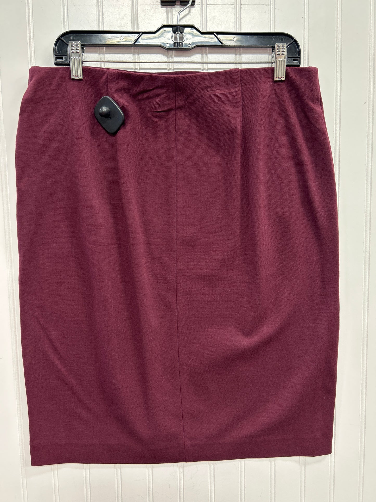 Skirt Midi By Chicos In Maroon, Size:10