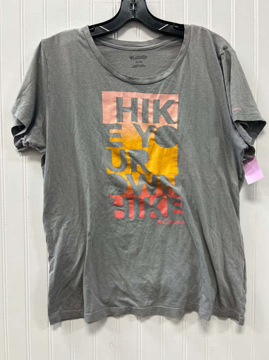 Top Ss By Columbia In Grey, Size:Xl