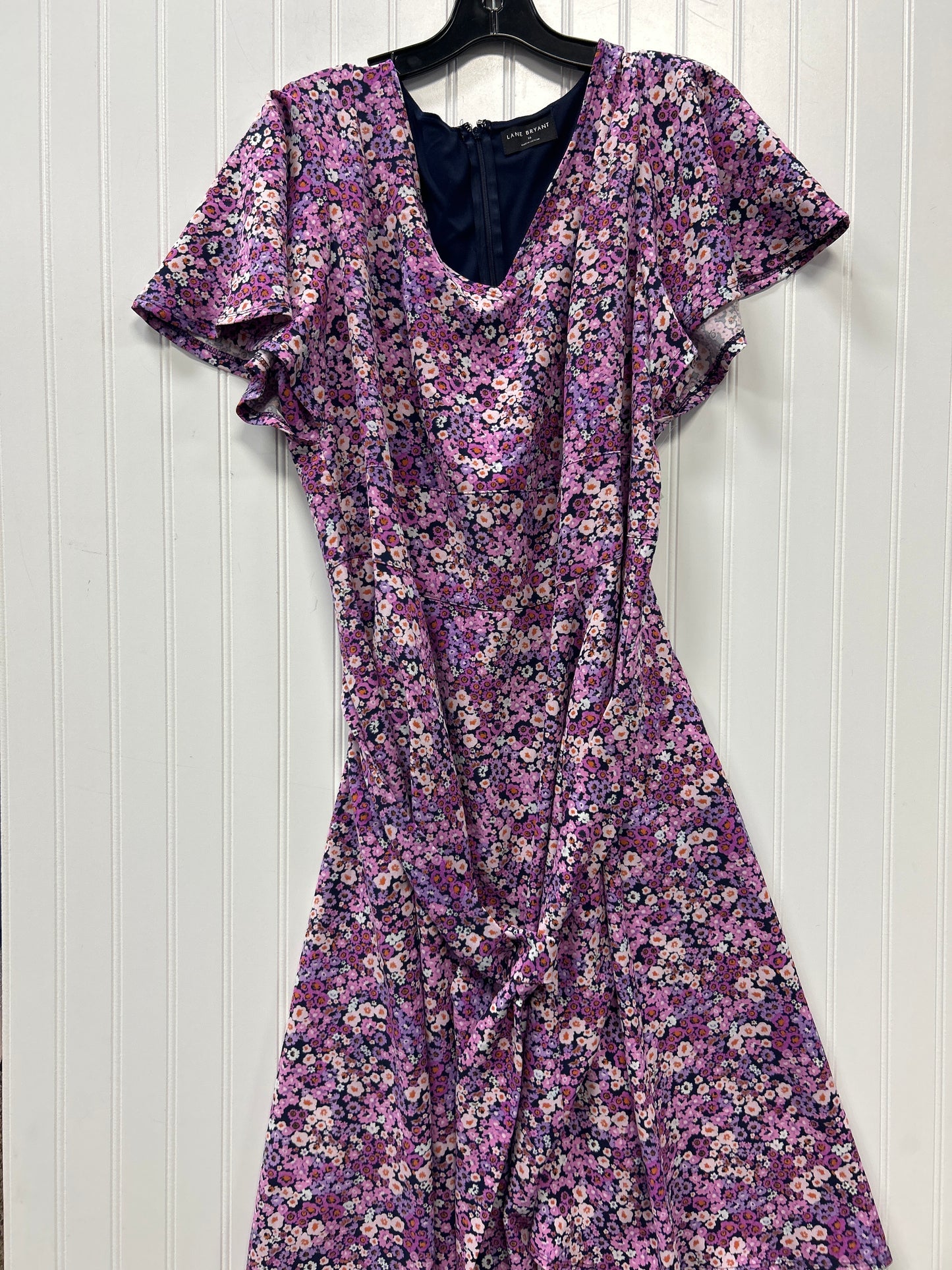 Dress Casual Maxi By Lane Bryant In Purple, Size:Xl