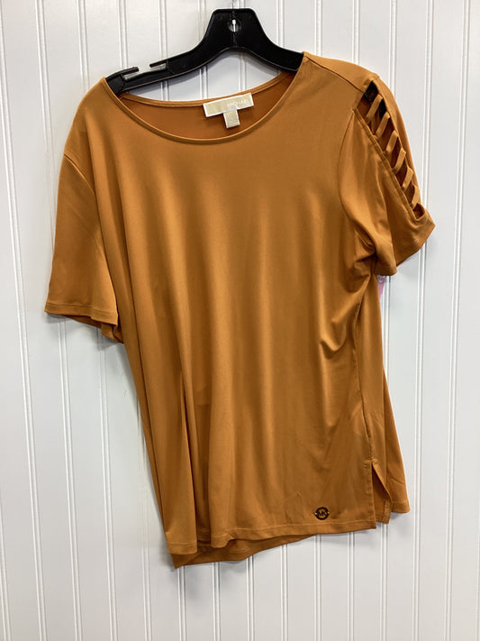 Top Ss By Michael By Michael Kors In Yellow, Size:L