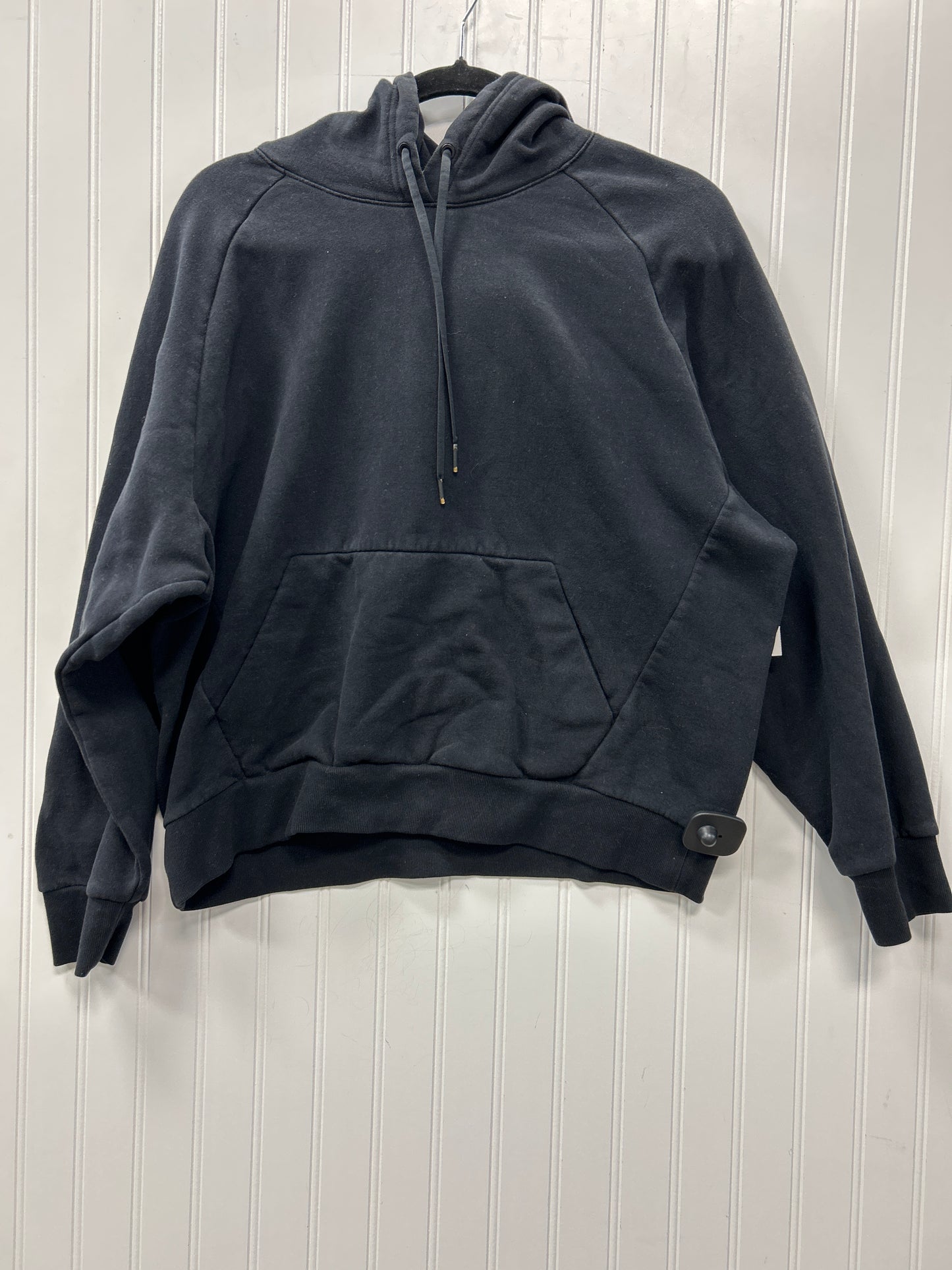 Sweatshirt Hoodie By Athleta In Black, Size:L