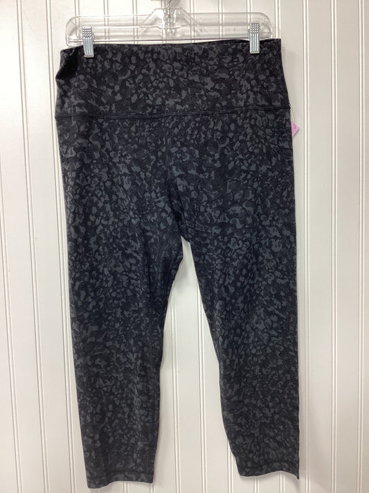 Athletic Leggings Capris By Lululemon In Black, Size:14