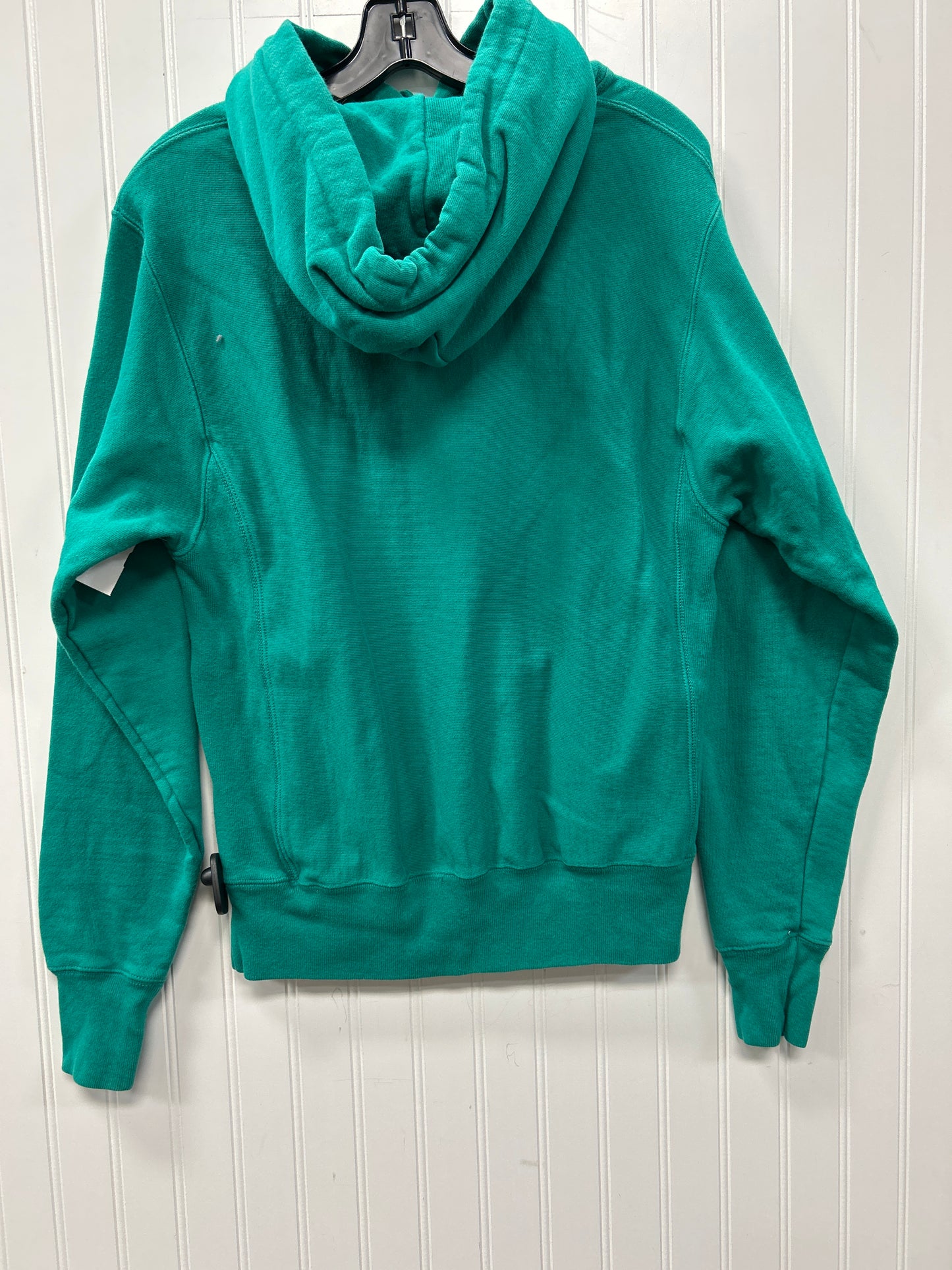 Sweatshirt Hoodie By Champion In Green, Size:S