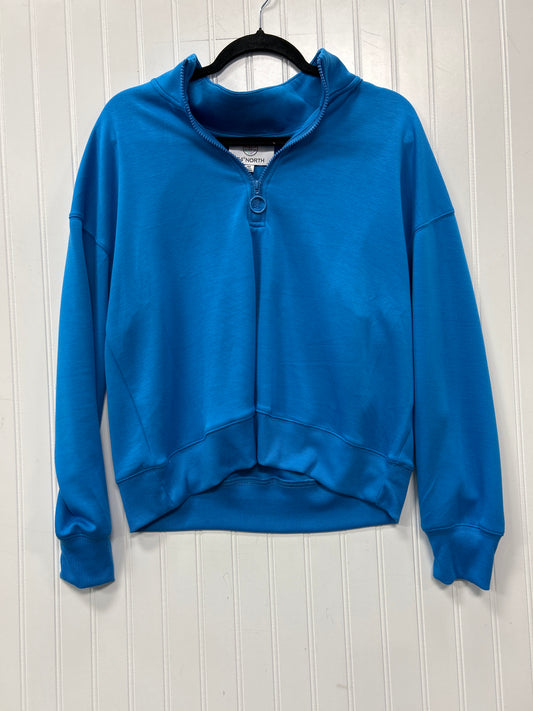 Athletic Top Ls Collar By Clothes Mentor In Blue, Size:M