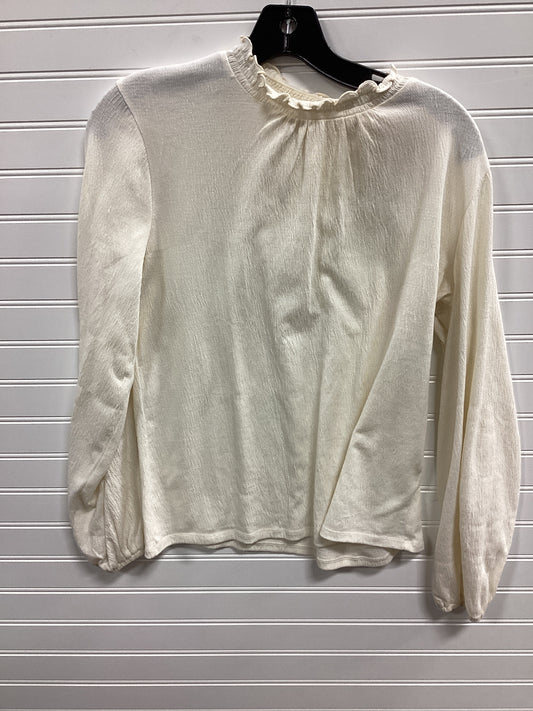 Top Ls By J. Crew In Cream, Size:S