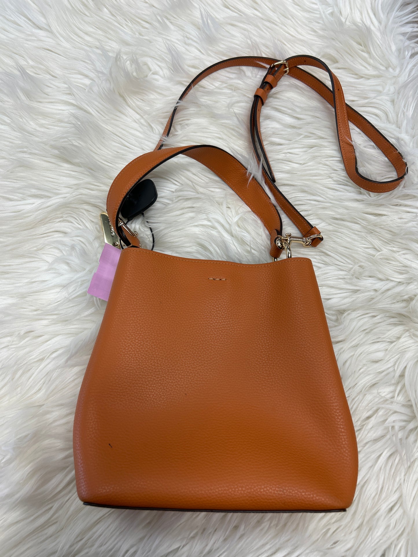 Handbag Designer By Coach In Orange, Size:Small