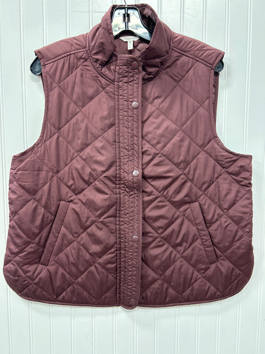 Vest Puffer & Quilted By Maurices In Maroon, Size:L