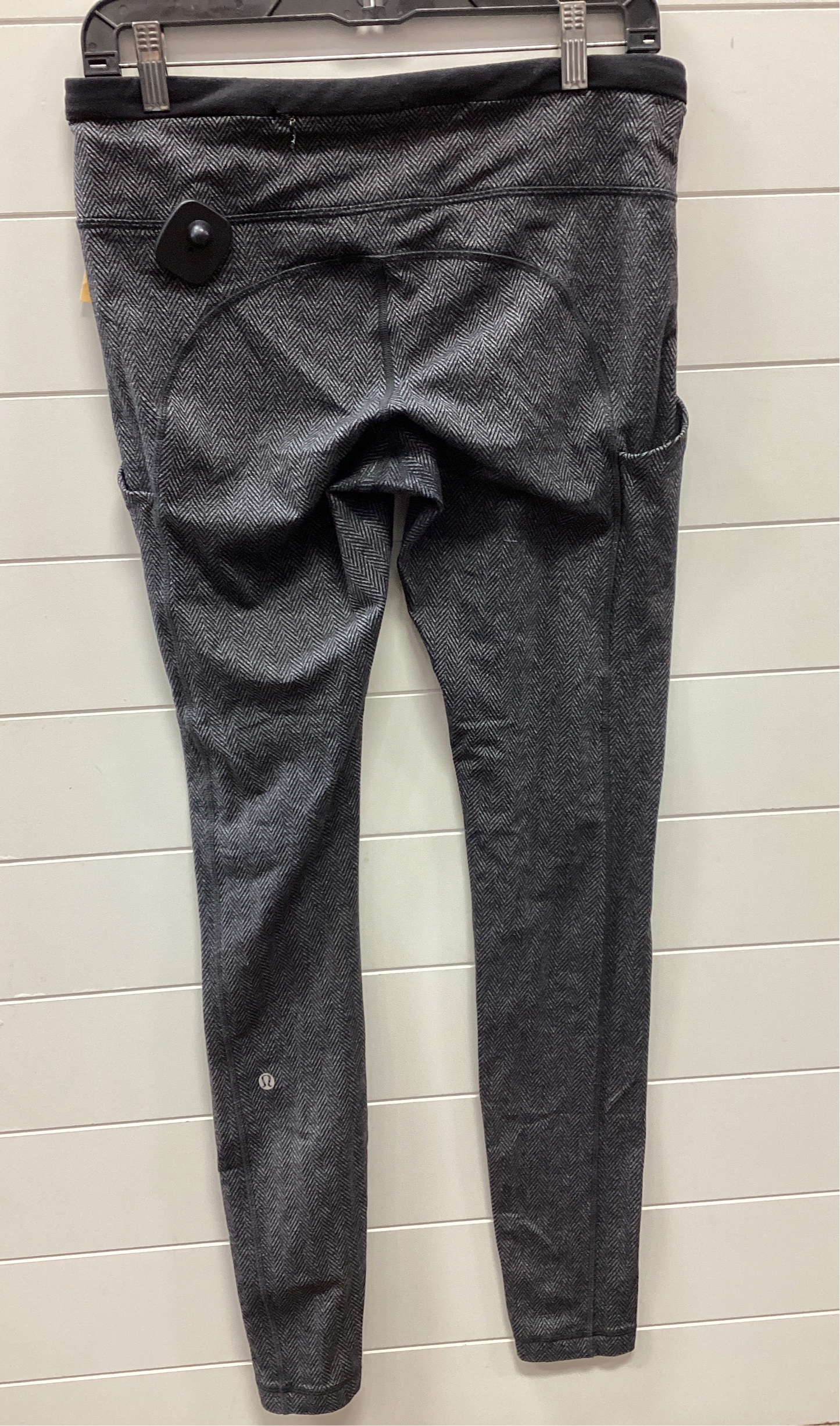 Athletic Leggings By Lululemon In Black, Size:10