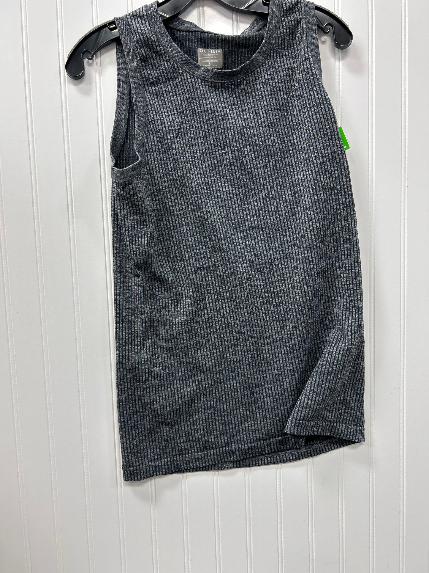 Athletic Tank Top By Athleta In Grey, Size:L