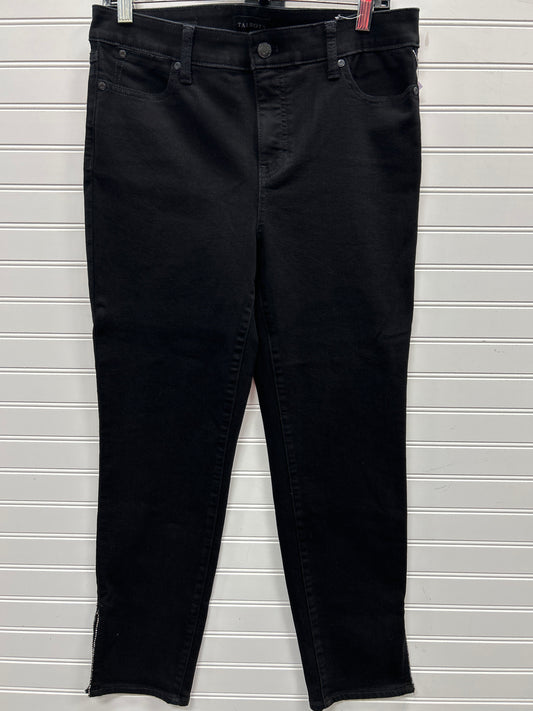 Jeans Skinny By Talbots In Black Denim, Size:10