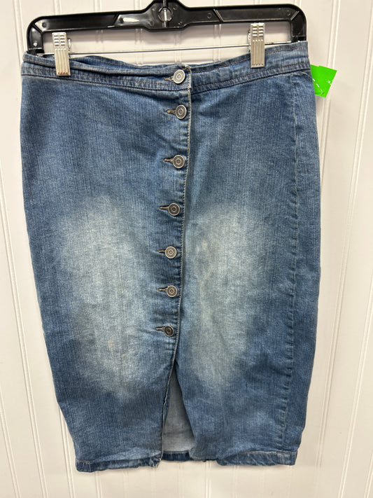 Skirt Maxi By Current Air In Blue Denim, Size:M