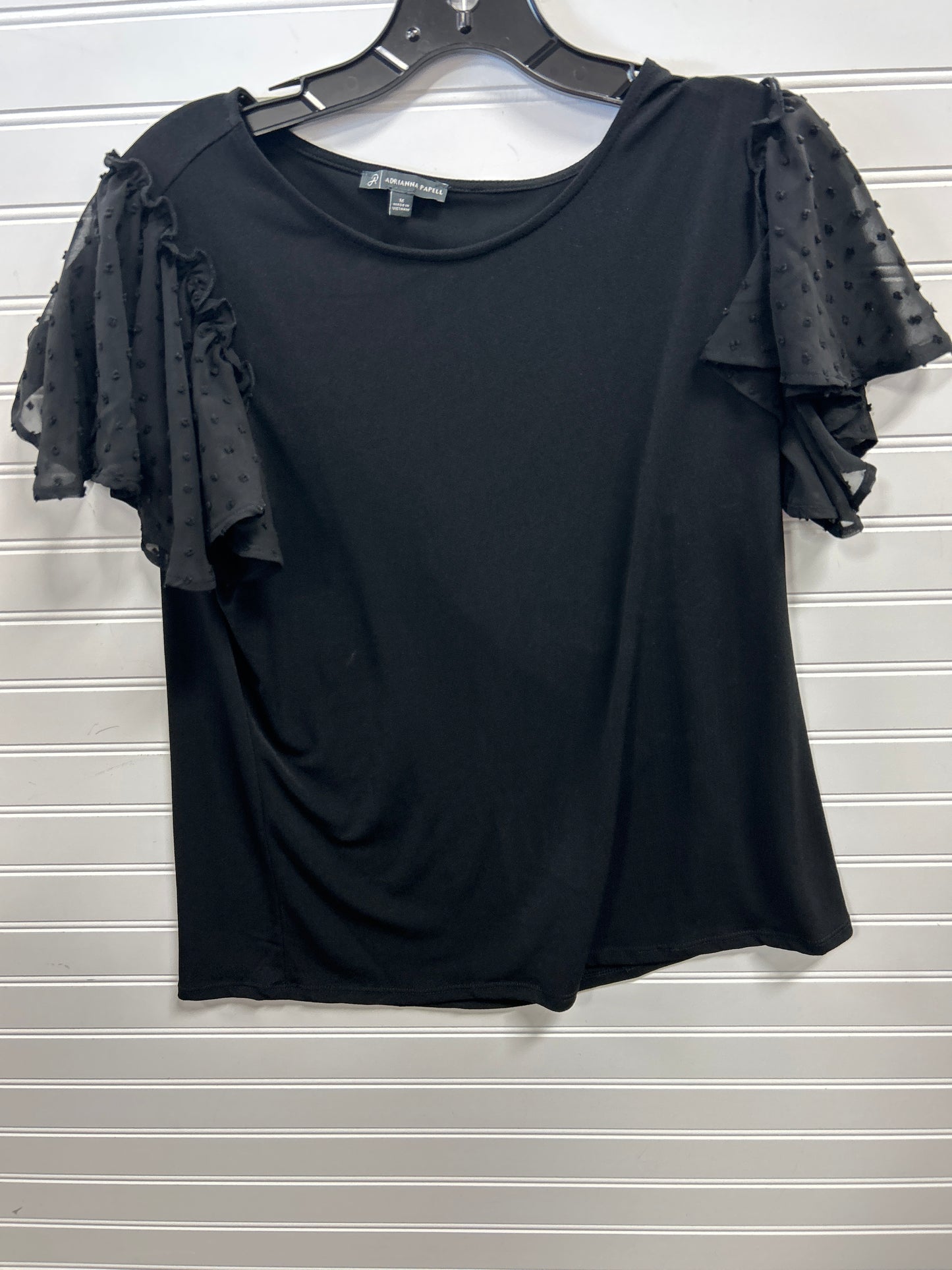 Top Ss By Adrianna Papell In Black, Size:M