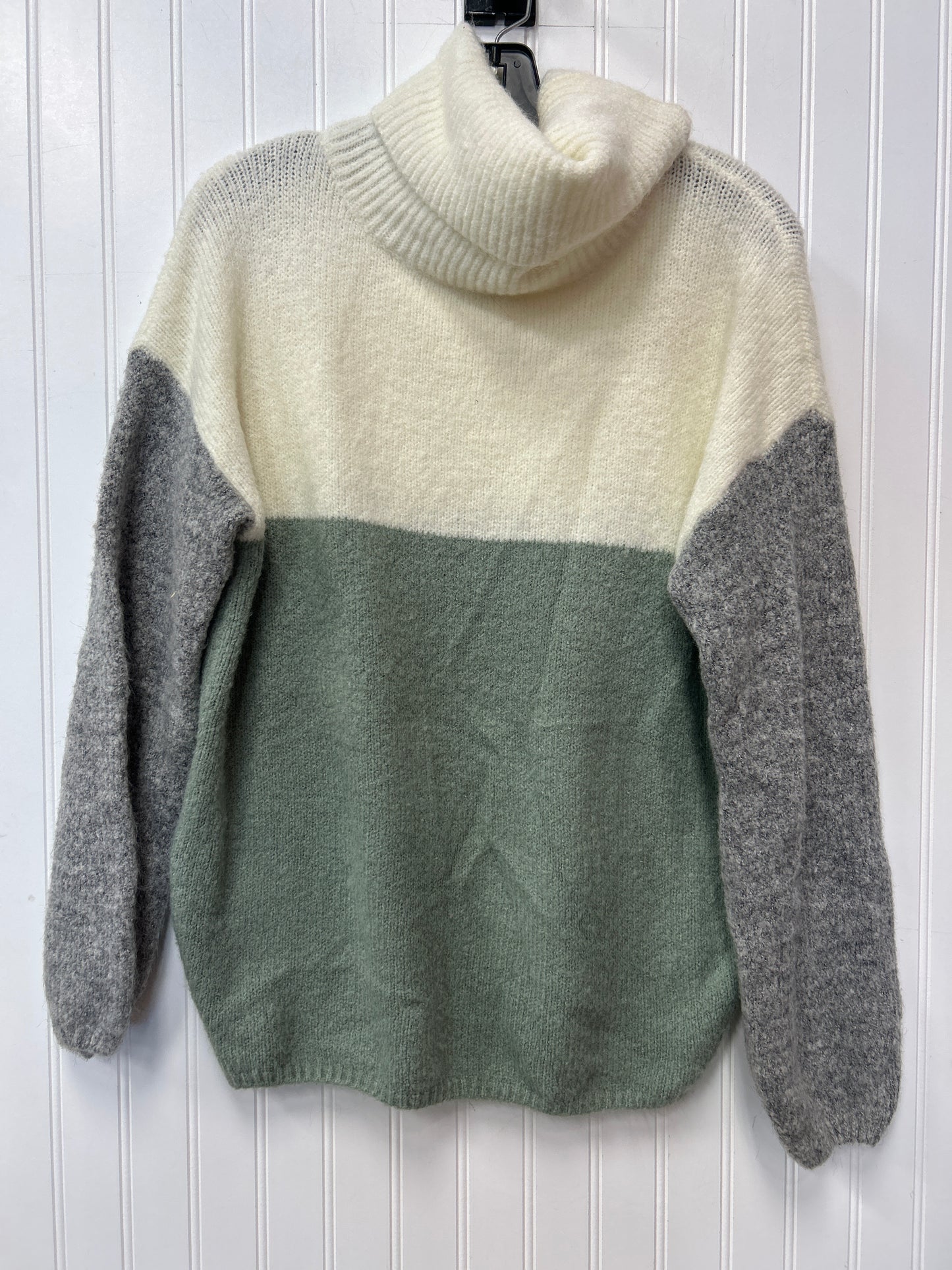 Sweater By Dreamers In Cream & Green, Size:L
