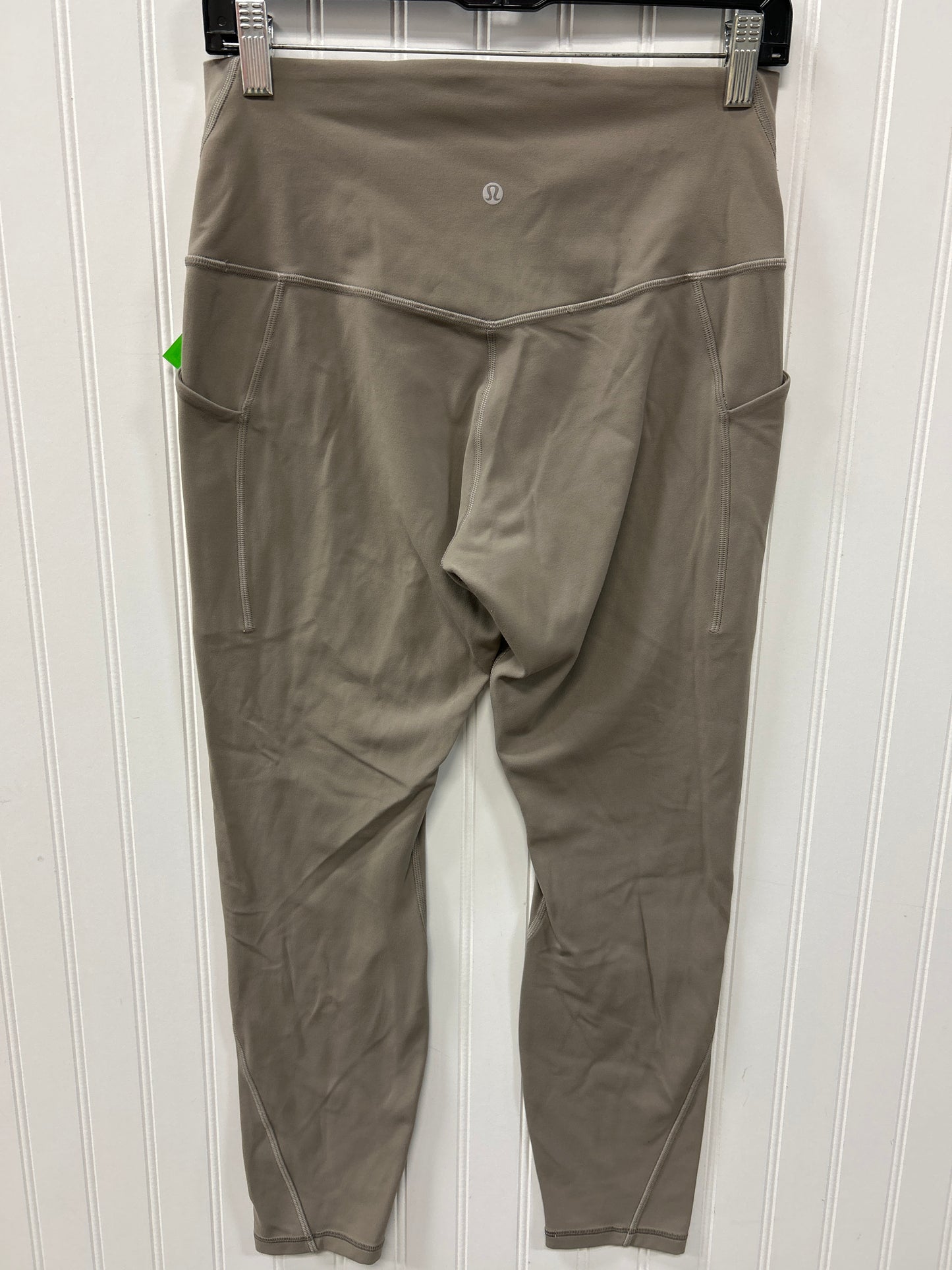 Athletic Leggings By Lululemon In Tan, Size:10