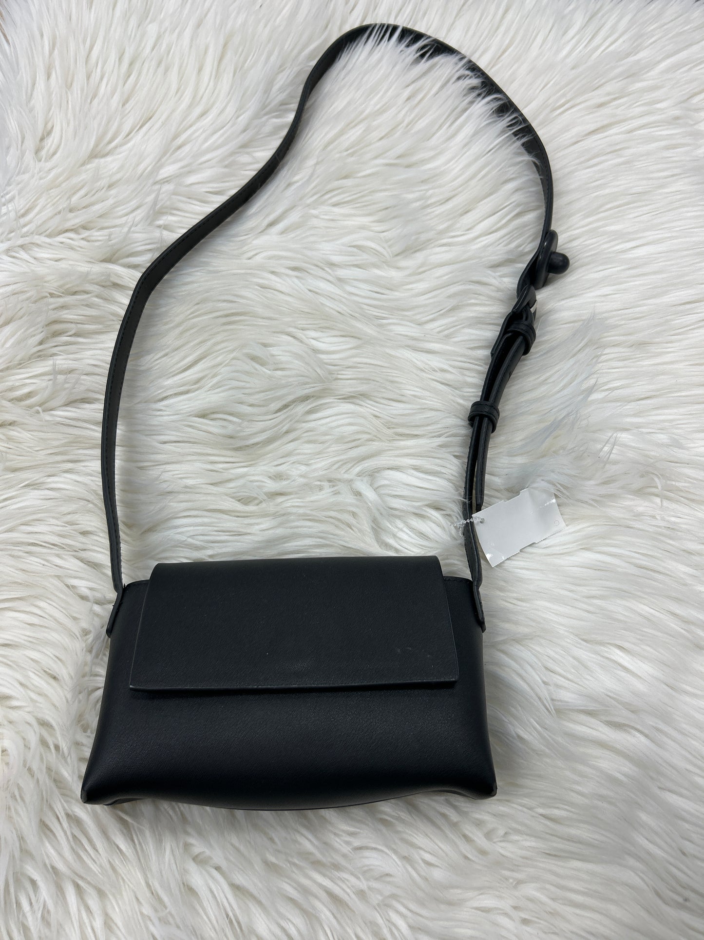Crossbody Leather By Mng In Black, Size:Small