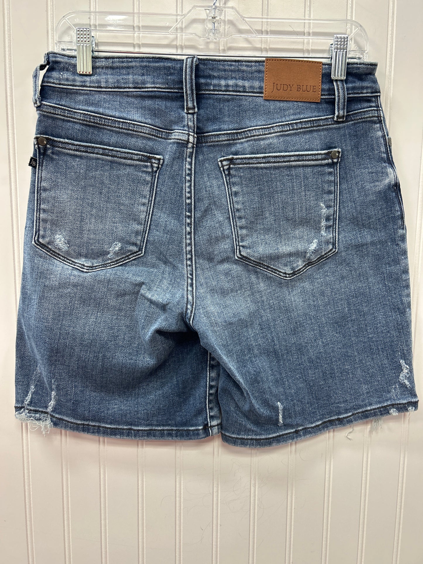 Shorts By Judy Blue In Blue Denim, Size:L