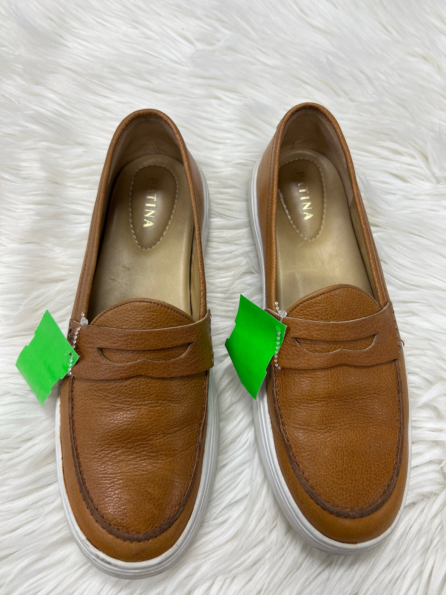 Shoes Flats By Cmb In Tan, Size:10