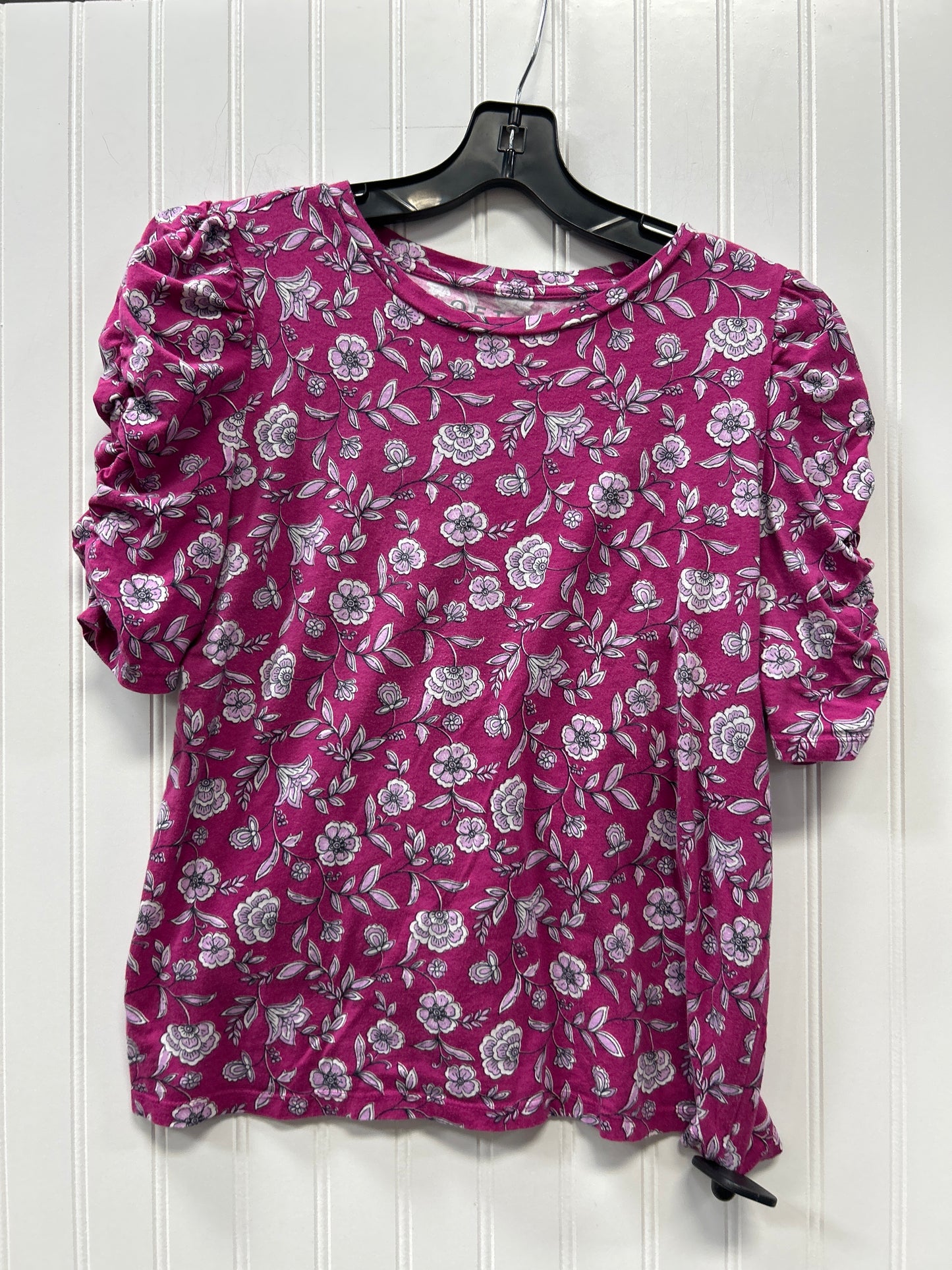 Top Ss By Loft In Pink, Size:M