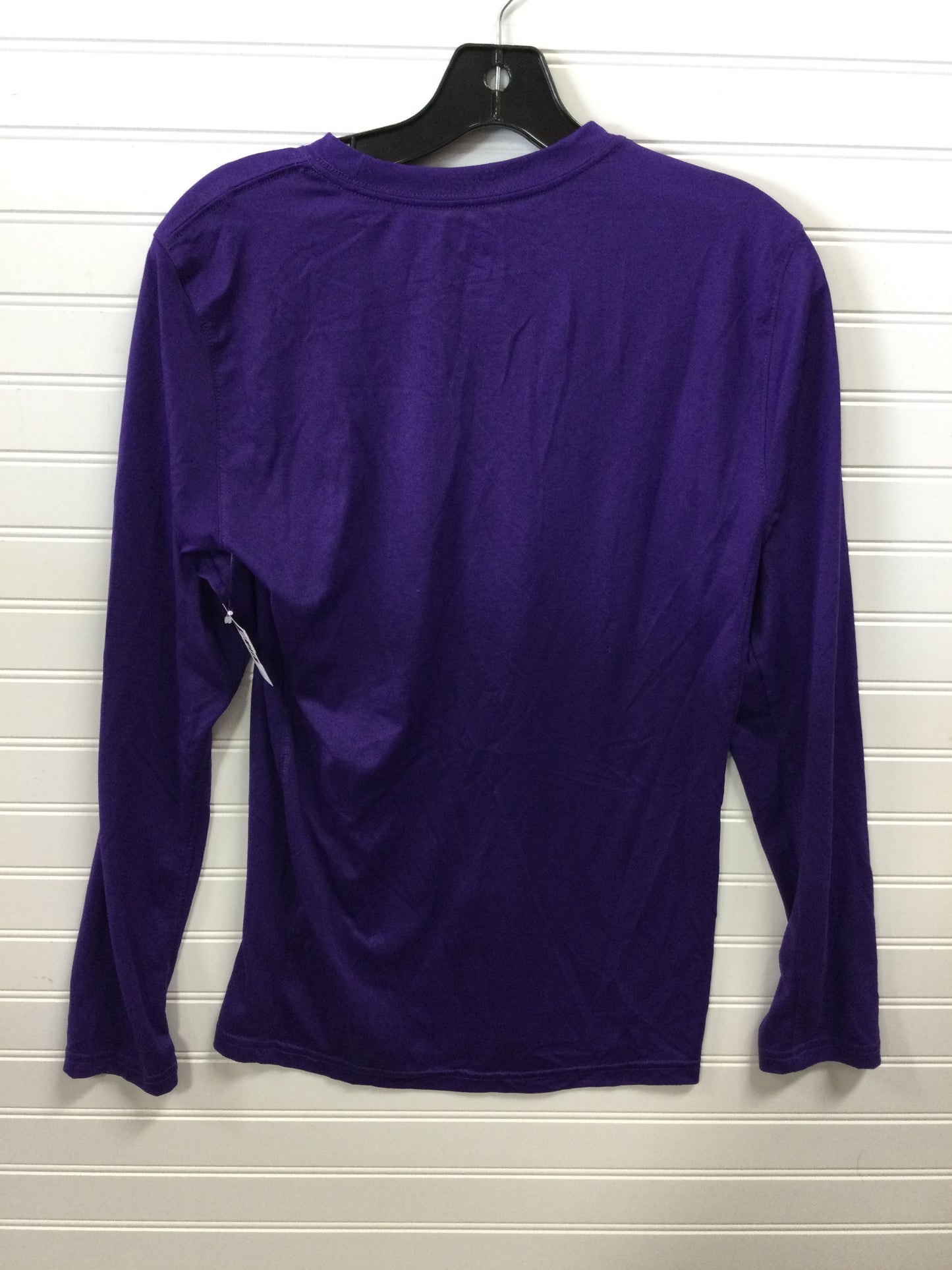 Athletic Top Ls Collar By Nike In Purple, Size:S