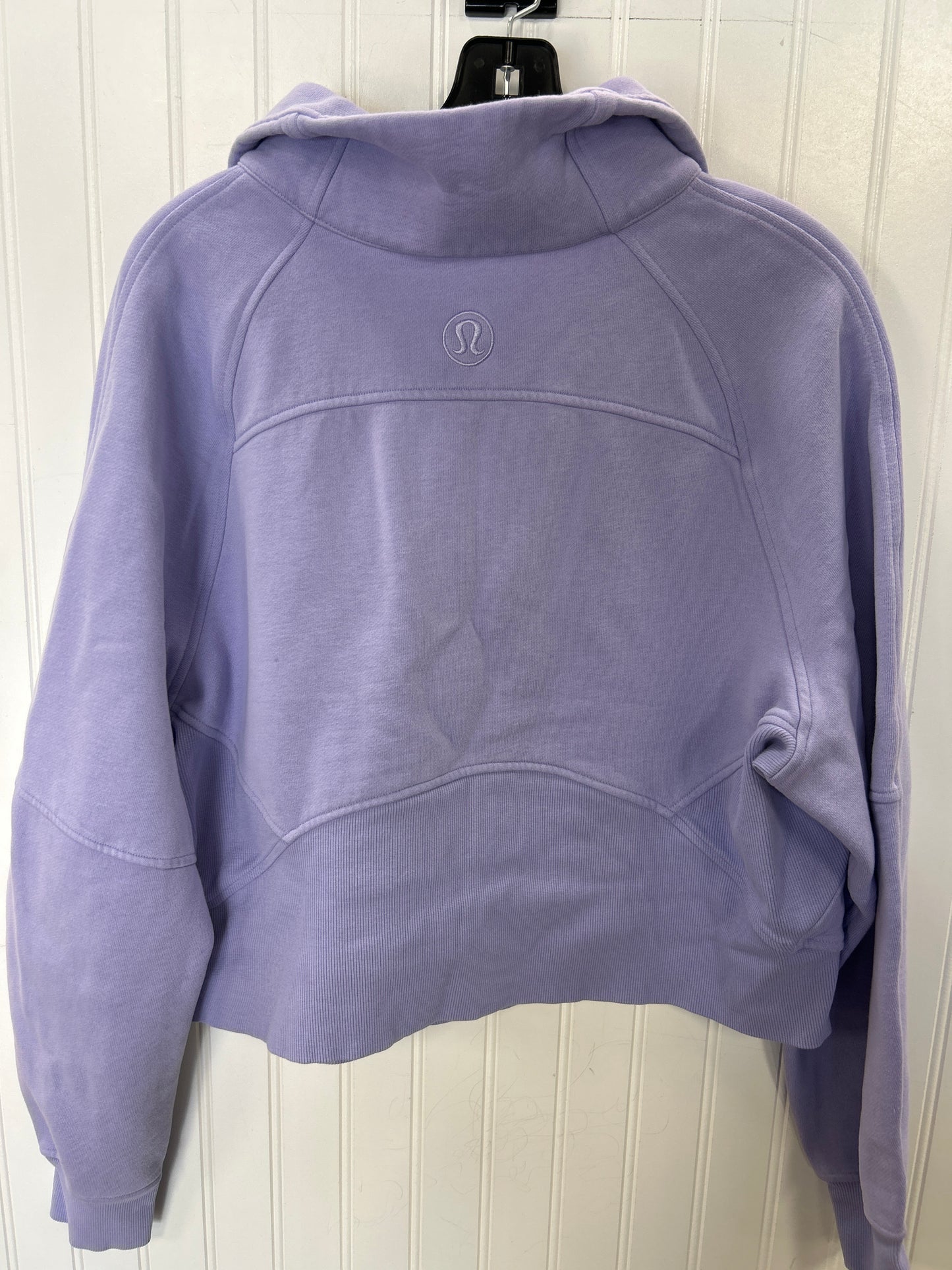 Athletic Sweatshirt Collar By Lululemon In Purple, Size:M