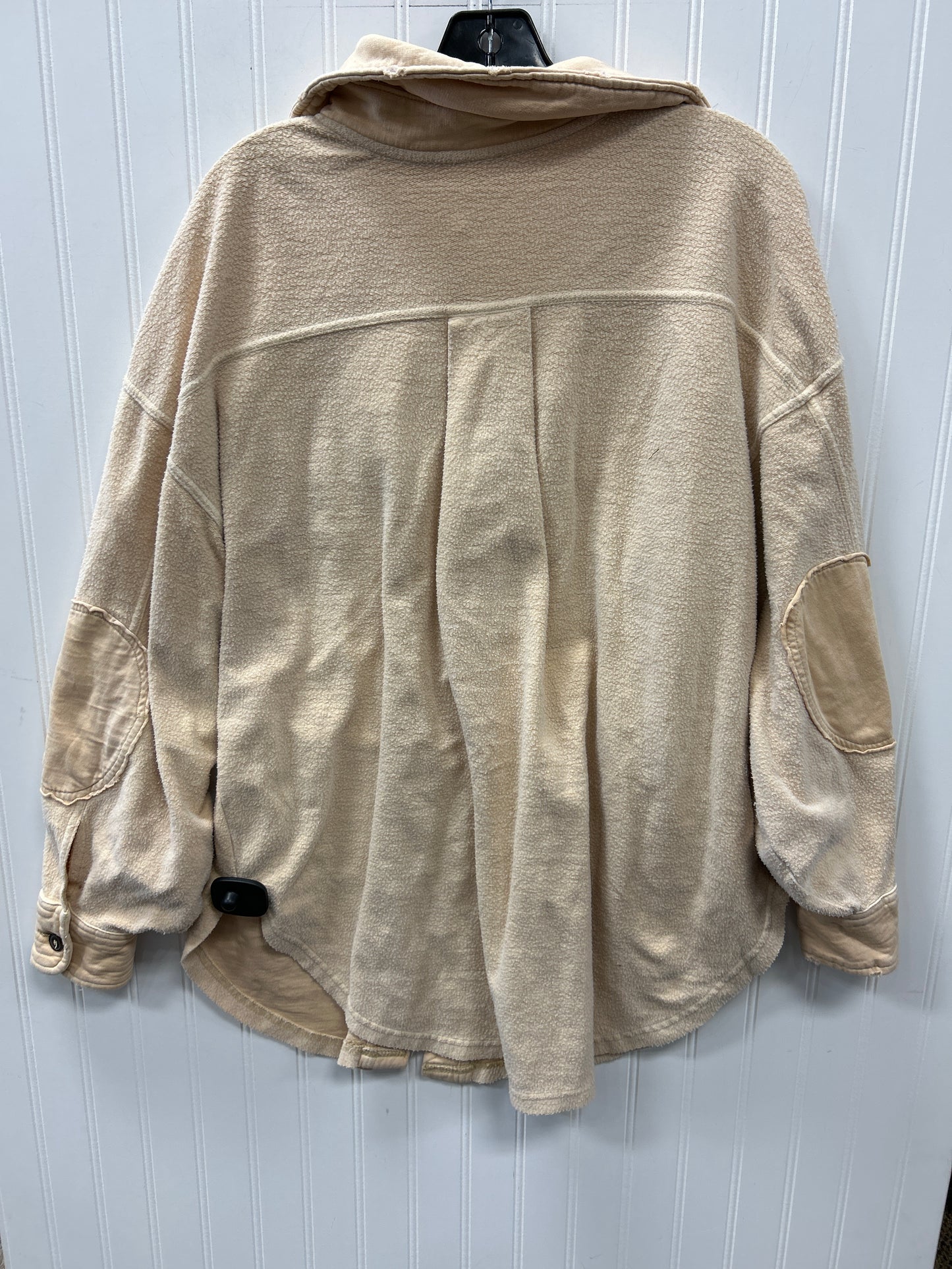 Jacket Fleece By Free People In Cream, Size:S