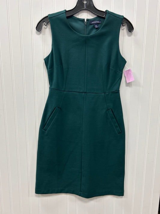 Dress Work By Lands End In Green, Size:0P