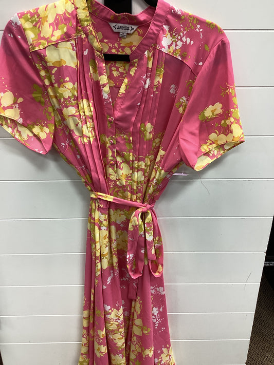 Dress Casual Midi By Nanette By Nanette Lepore In Pink, Size:12