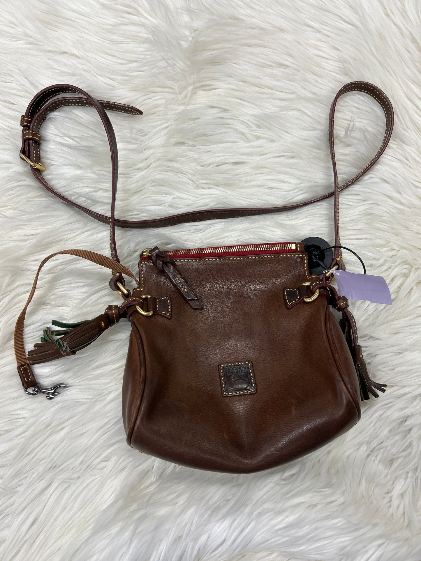 Crossbody Designer By Dooney And Bourke In Brown, Size:Medium