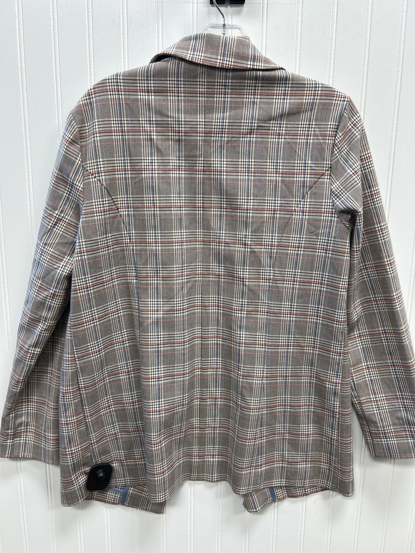 Blazer By Liverpool In Plaid Pattern, Size:M