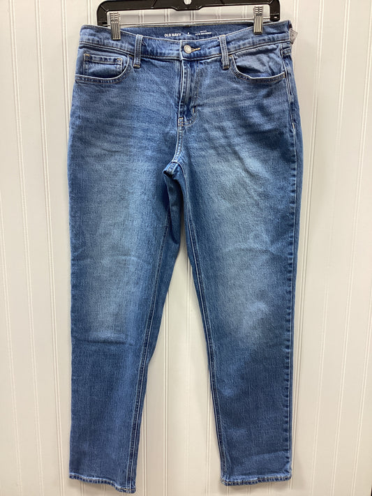 Jeans Boyfriend By Old Navy In Blue Denim, Size:6L