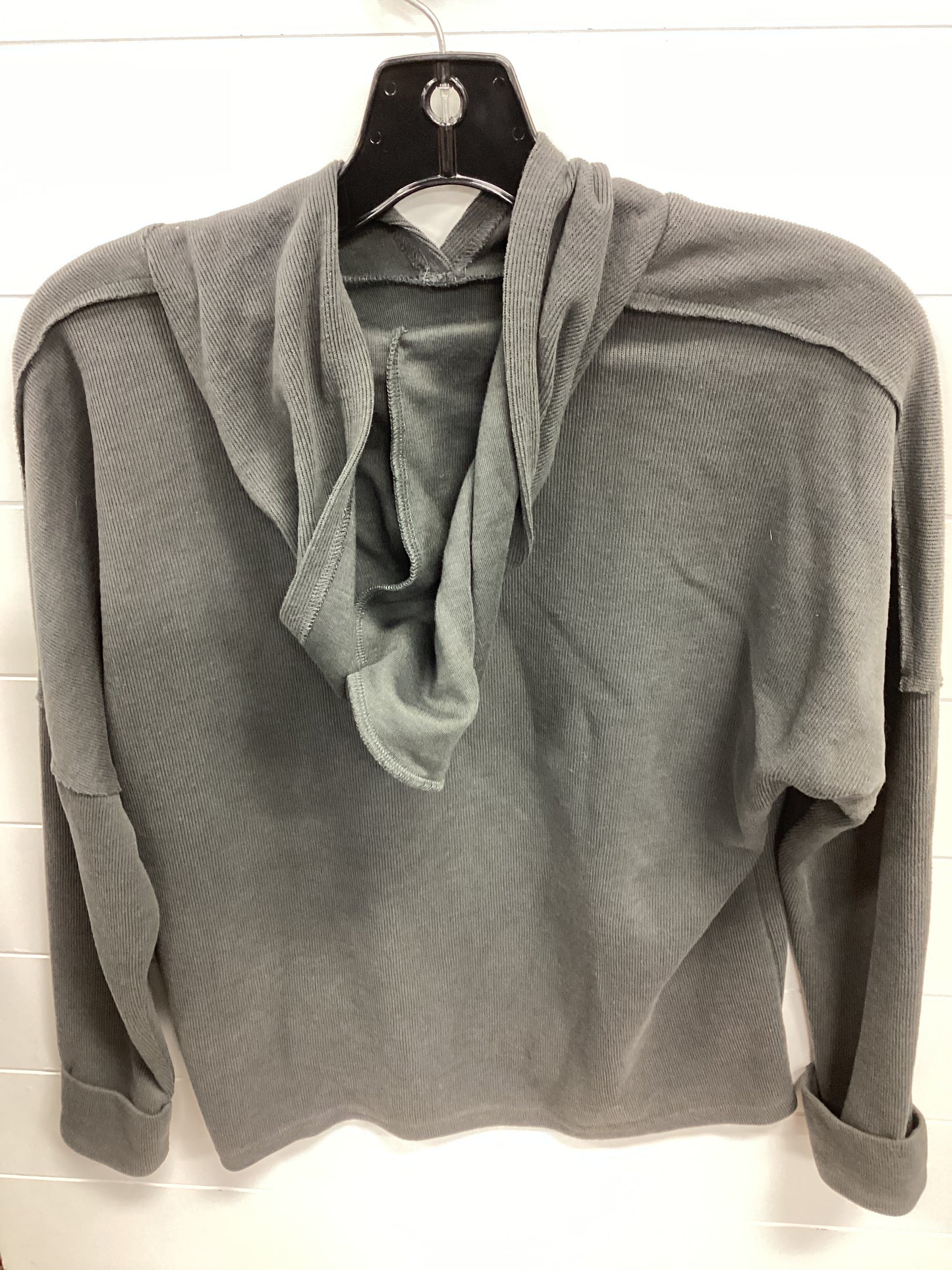 Sweatshirt Hoodie By Exclusive In Grey, Size:S