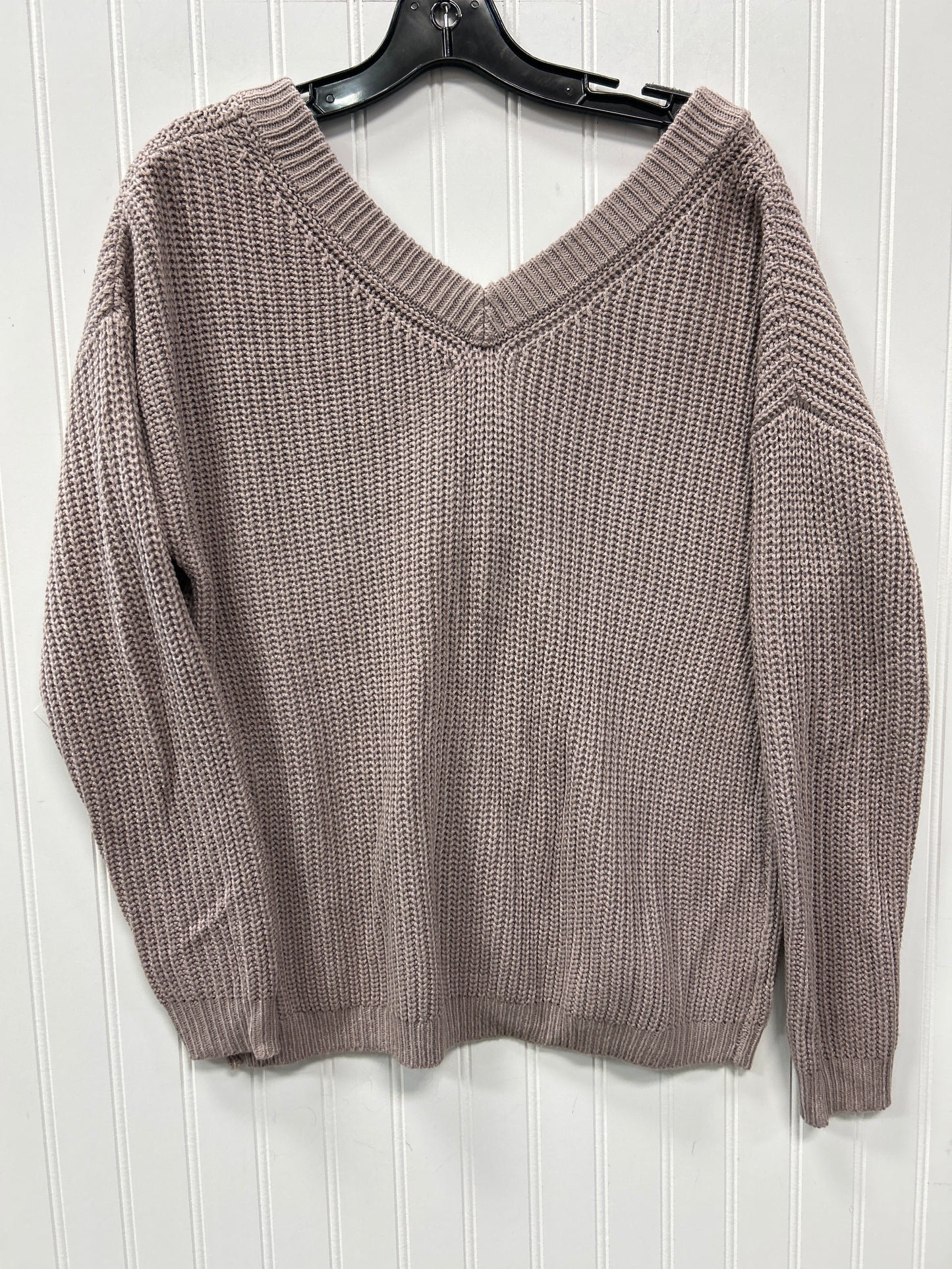 Sweater By Maurices In Taupe, Size:L