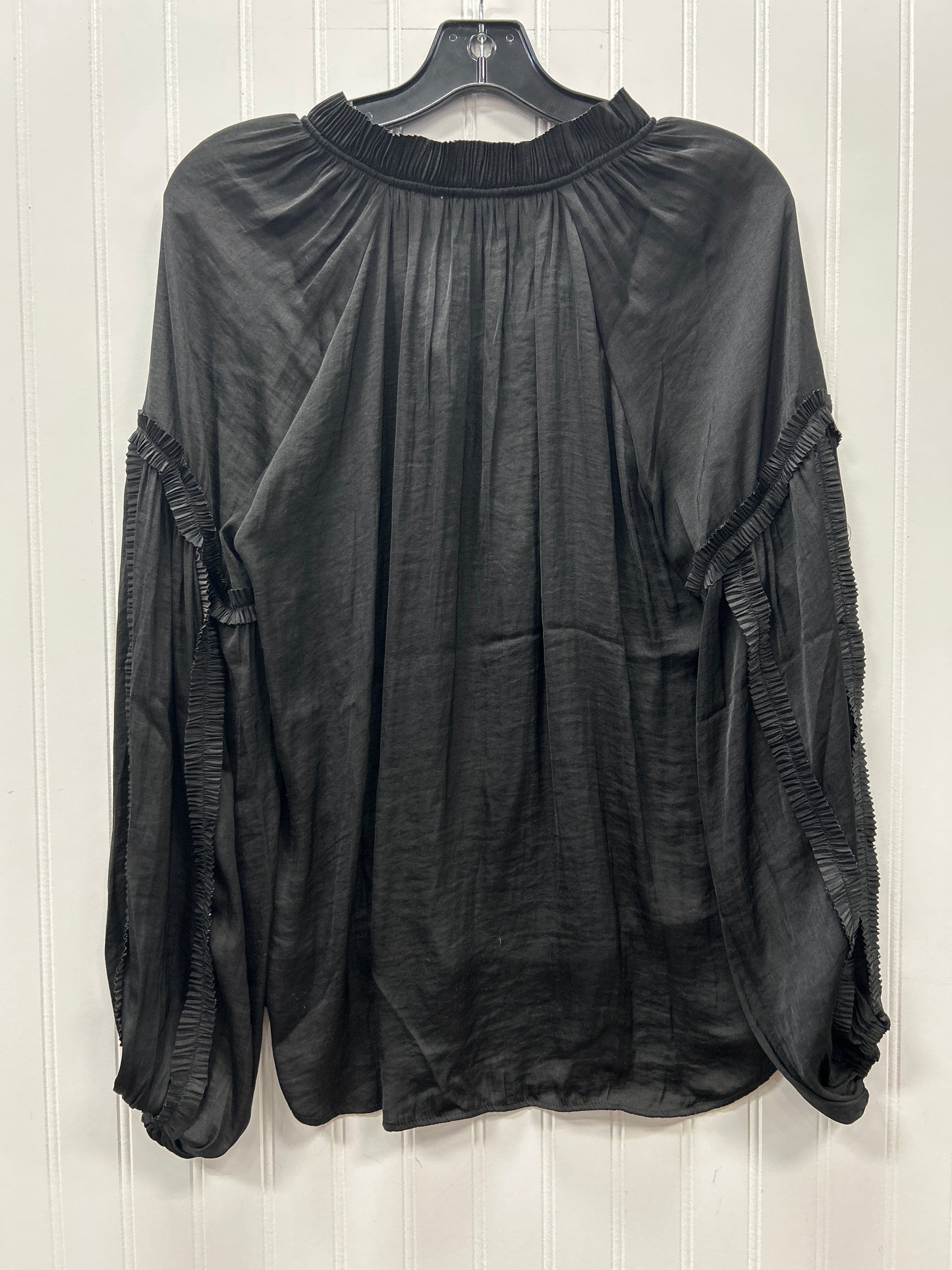 Blouse Ls By Cmc In Black, Size:S